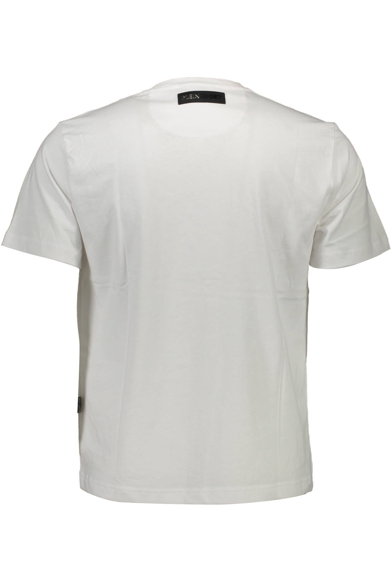 PLEIN SPORT WHITE MEN'S SHORT SLEEVE T-SHIRT