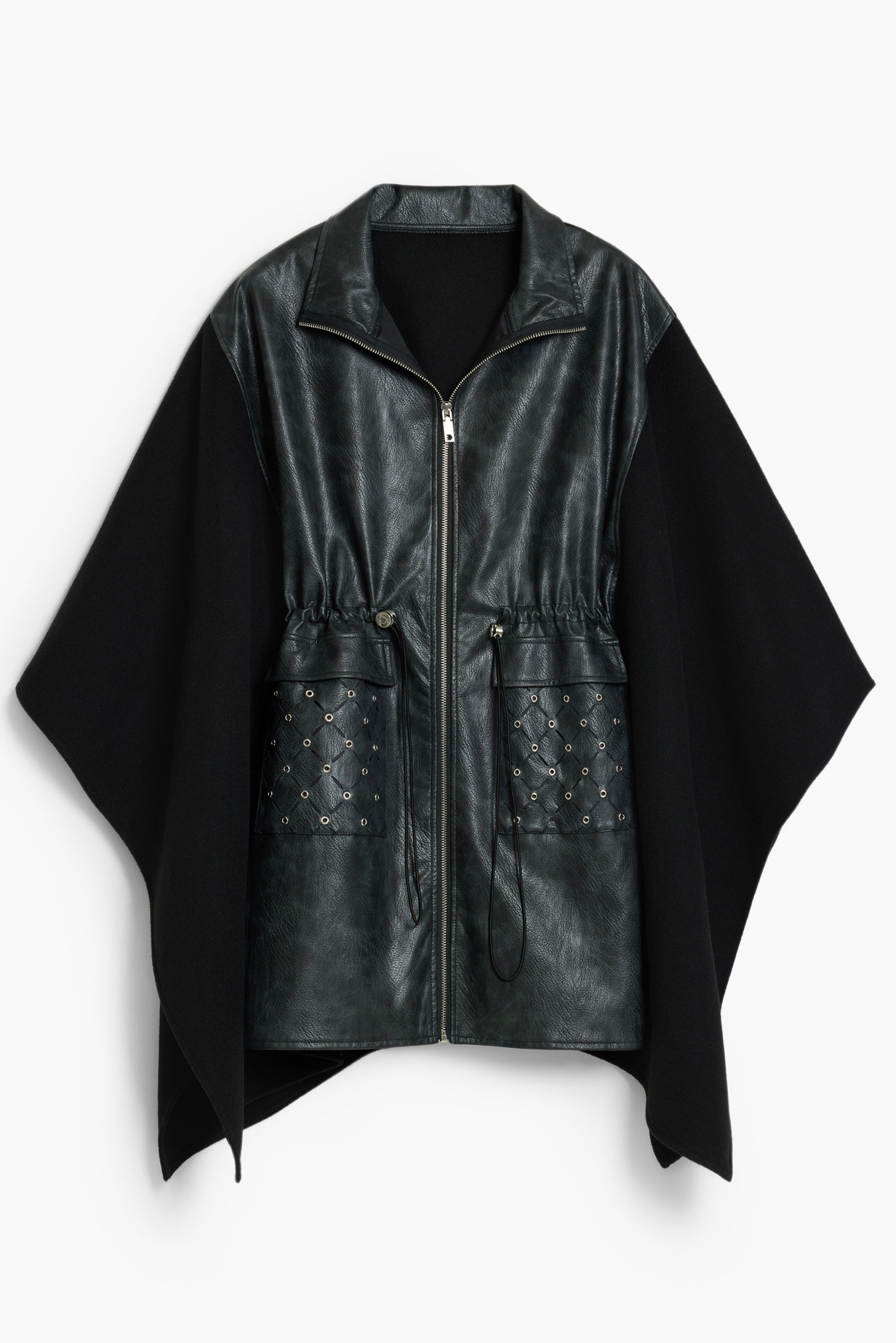 DESIGUAL PONCHO WOMEN'S BLACK