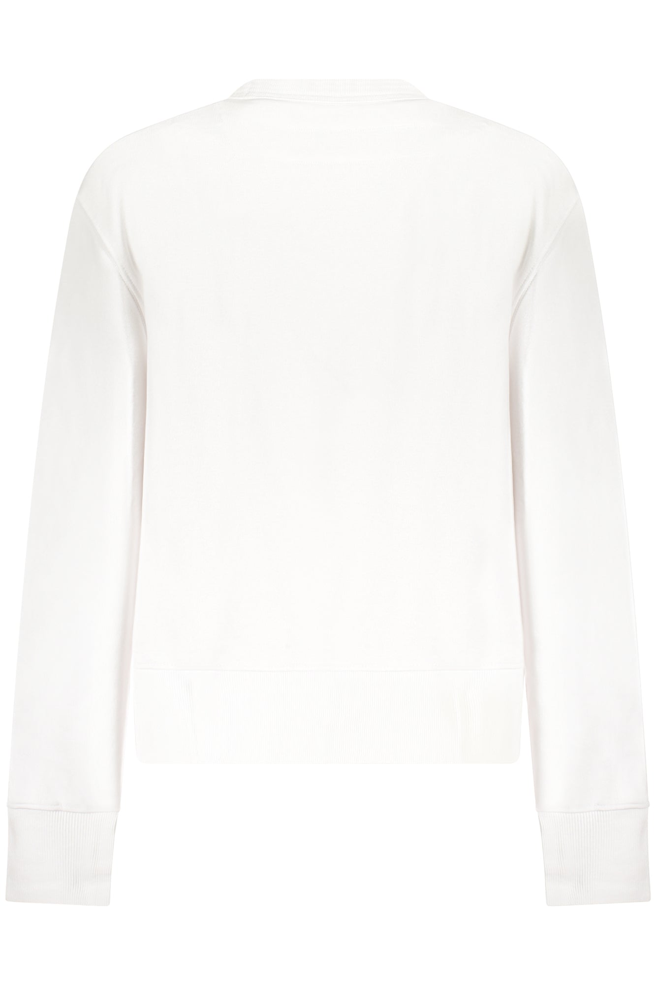 GUESS JEANS WOMEN'S WHITE ZIP-UP SWEATSHIRT