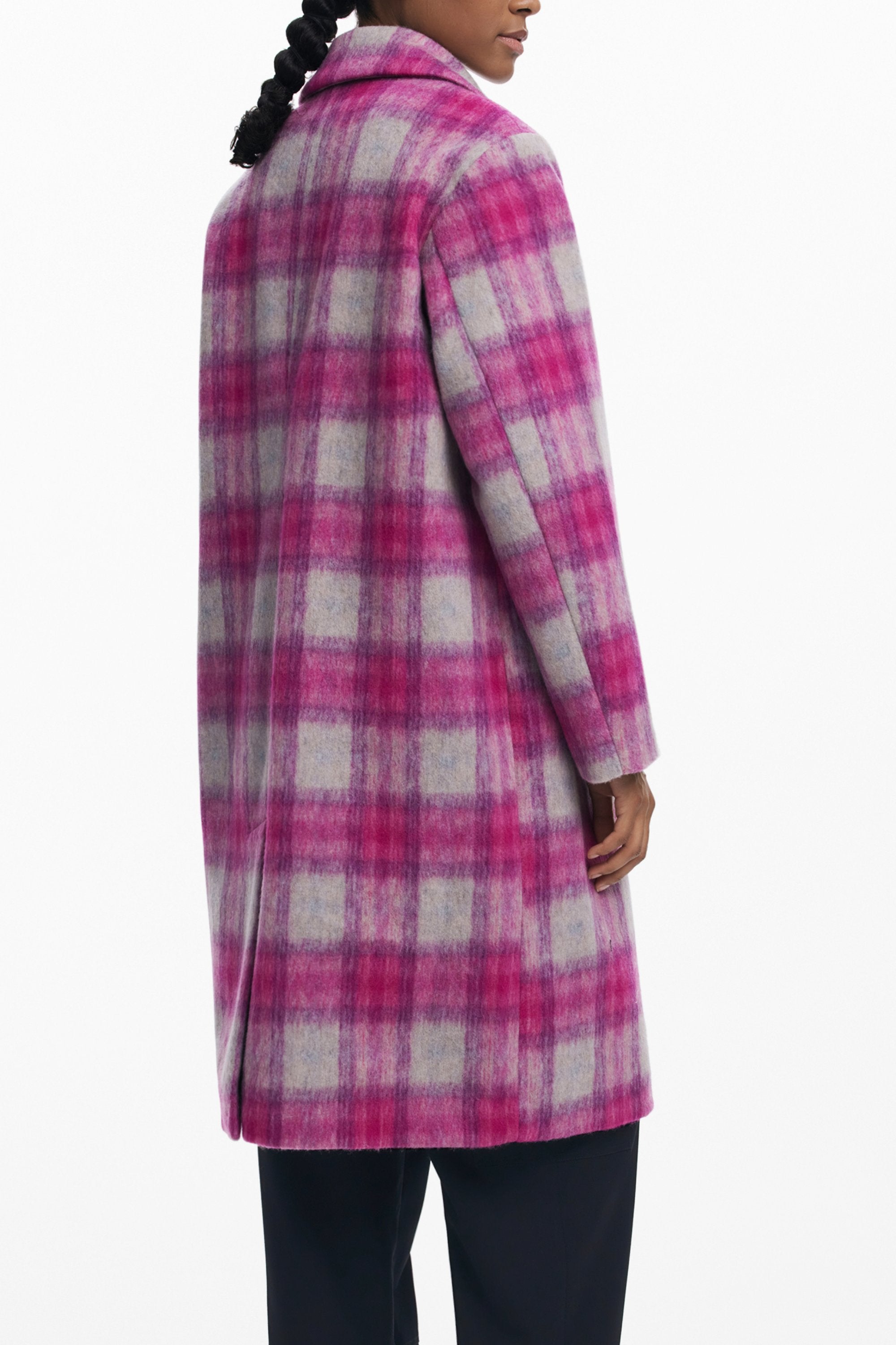 DESIGUAL WOMEN'S PINK COAT