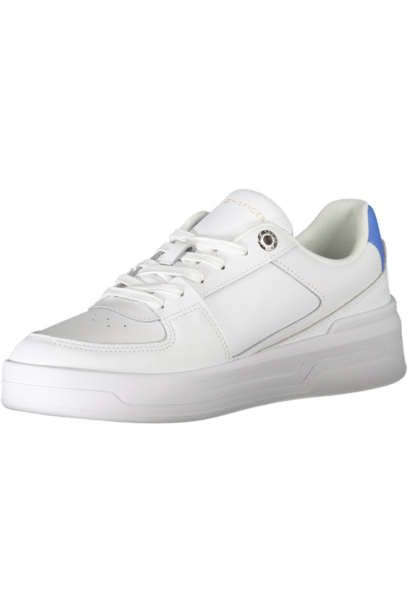 TOMMY HILFIGER WHITE WOMEN'S SPORTS SHOES