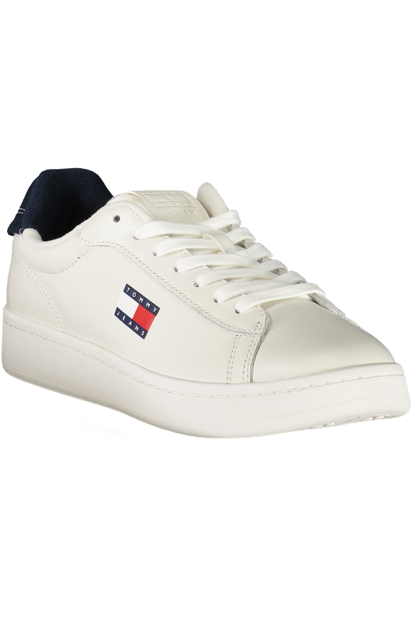 TOMMY HILFIGER WHITE WOMEN'S SPORTS SHOES