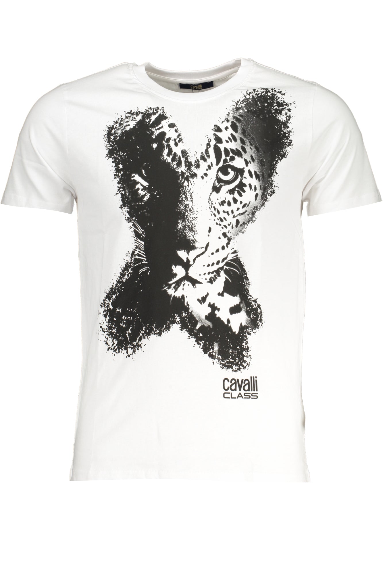 CAVALLI CLASS MEN'S SHORT SLEEVED T-SHIRT WHITE