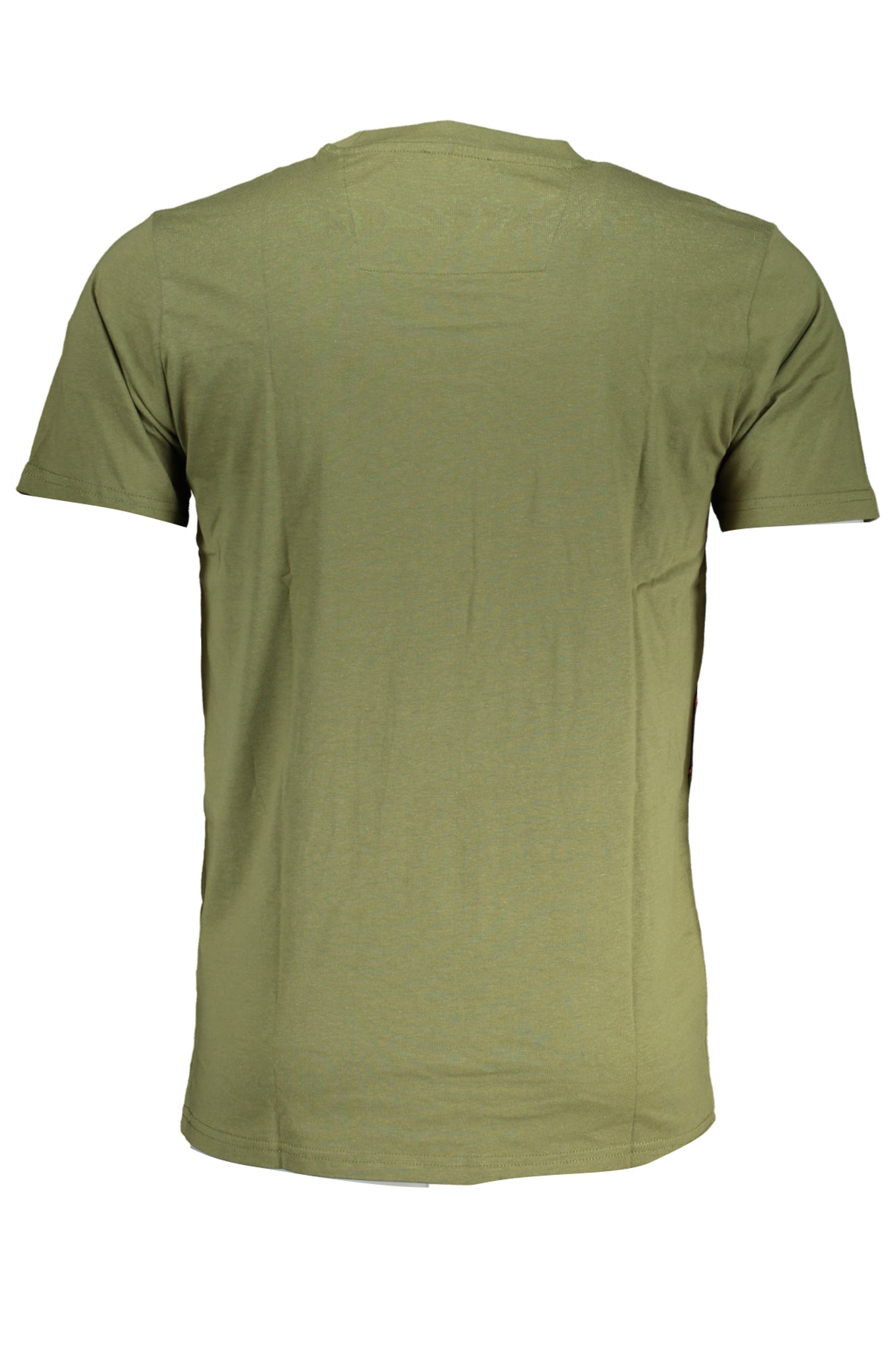 CAVALLI CLASS GREEN MEN'S SHORT SLEEVED T-SHIRT