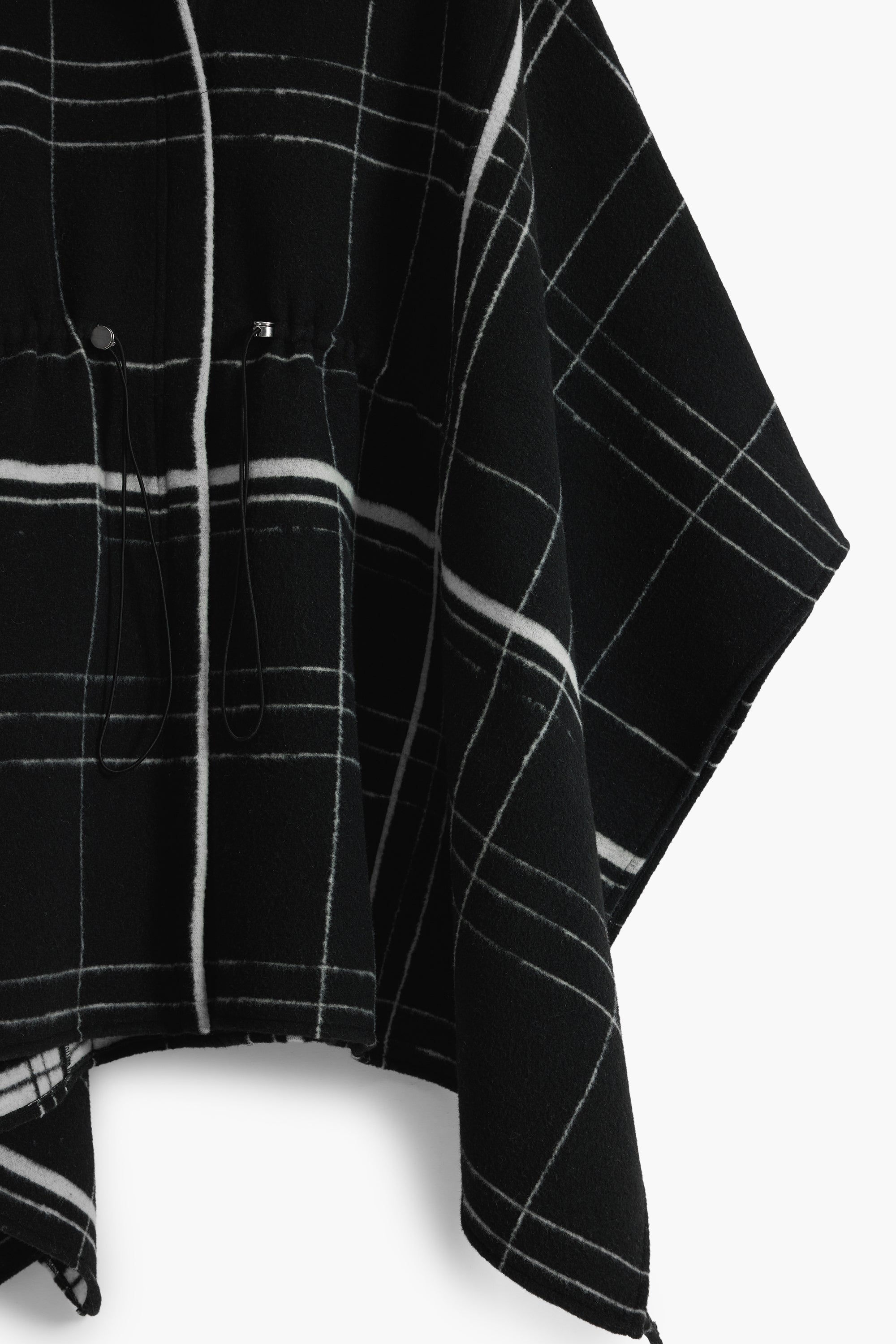 DESIGUAL WOMEN'S BLACK PONCHO