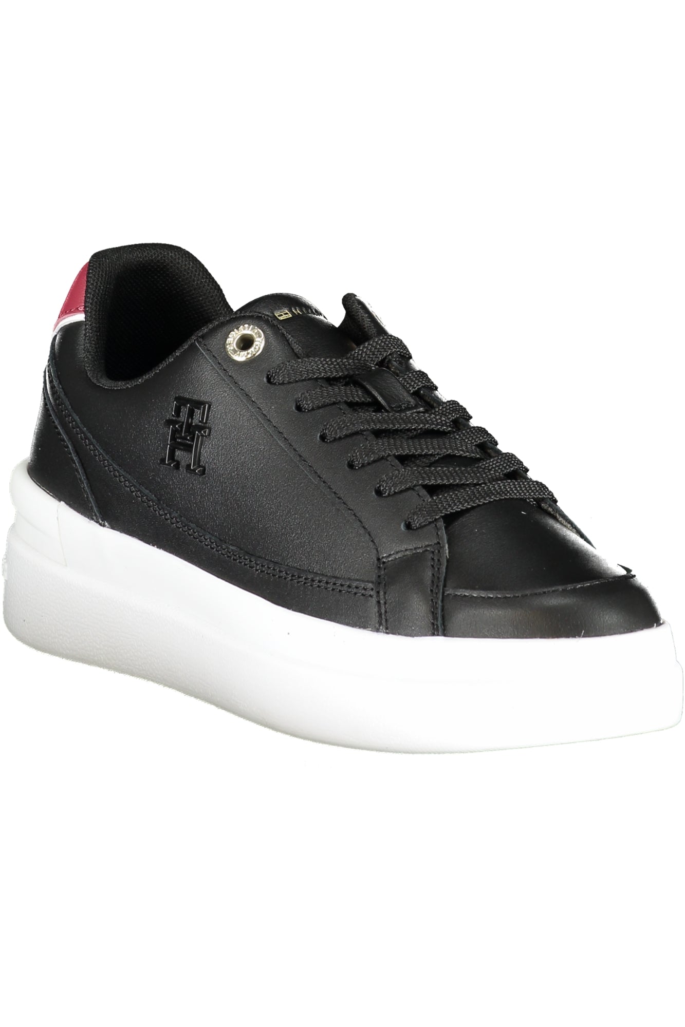 TOMMY HILFIGER BLACK WOMEN'S SPORTS SHOES