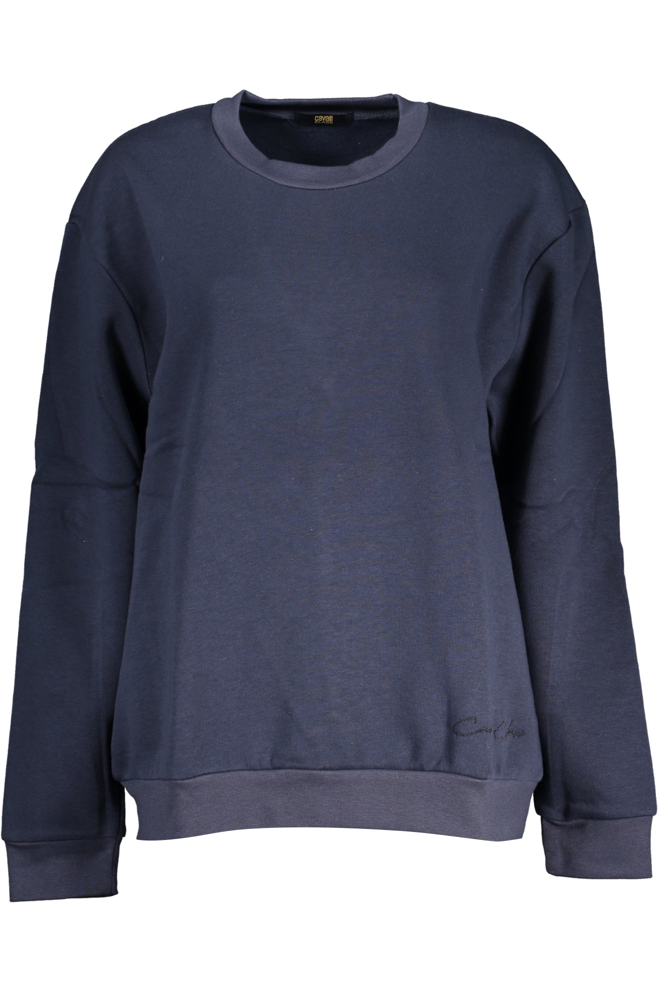 CAVALLI CLASS WOMEN'S ZIPLESS SWEATSHIRT BLUE