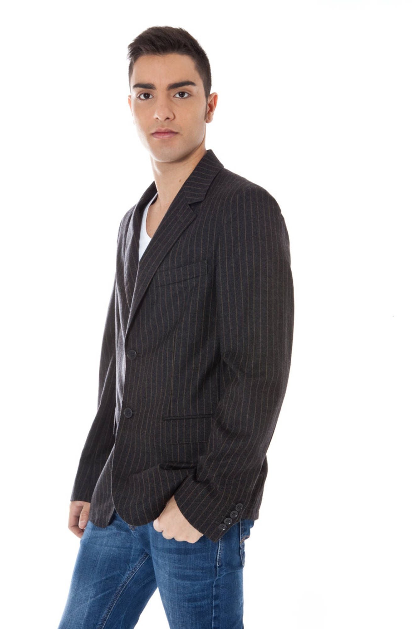 CALVIN KLEIN GRAY MEN'S CLASSIC JACKET