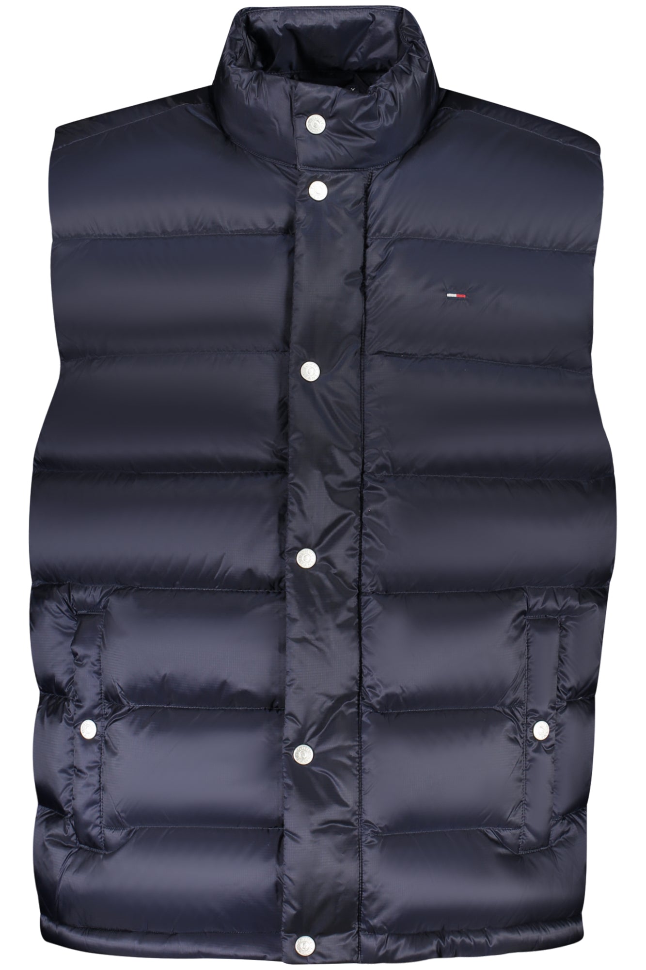 TOMMY HILFIGER MEN'S BLUE SLEEVELESS JACKET