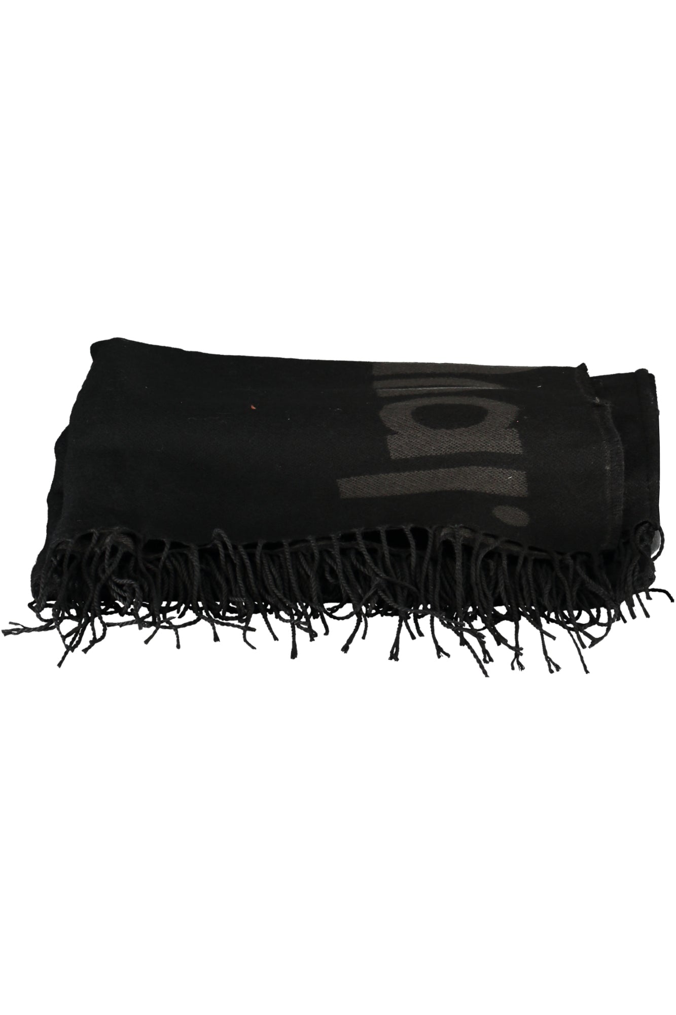 DESIGUAL BLACK WOMEN'S PONCHO