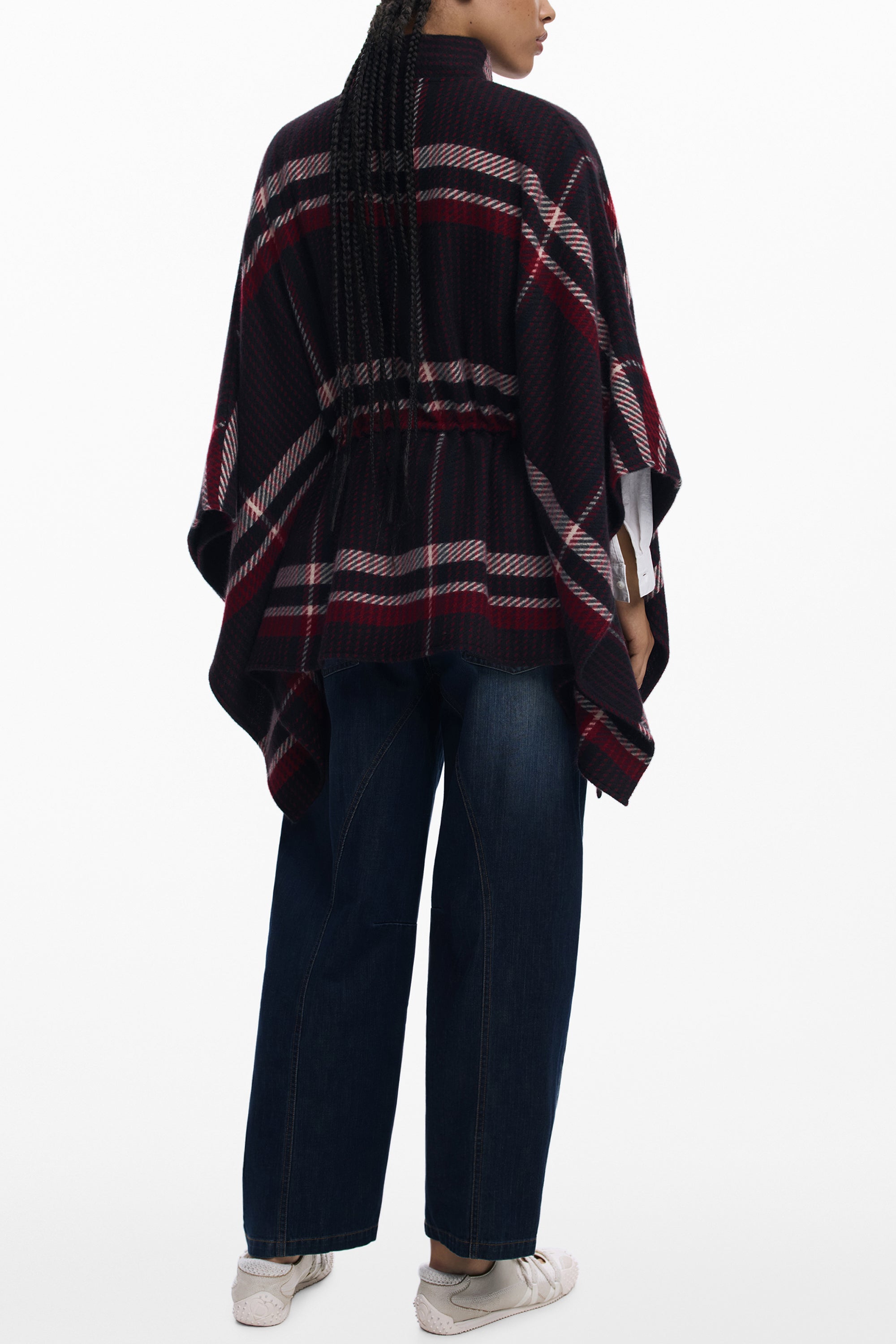 DESIGUAL PONCHO WOMEN'S BLACK