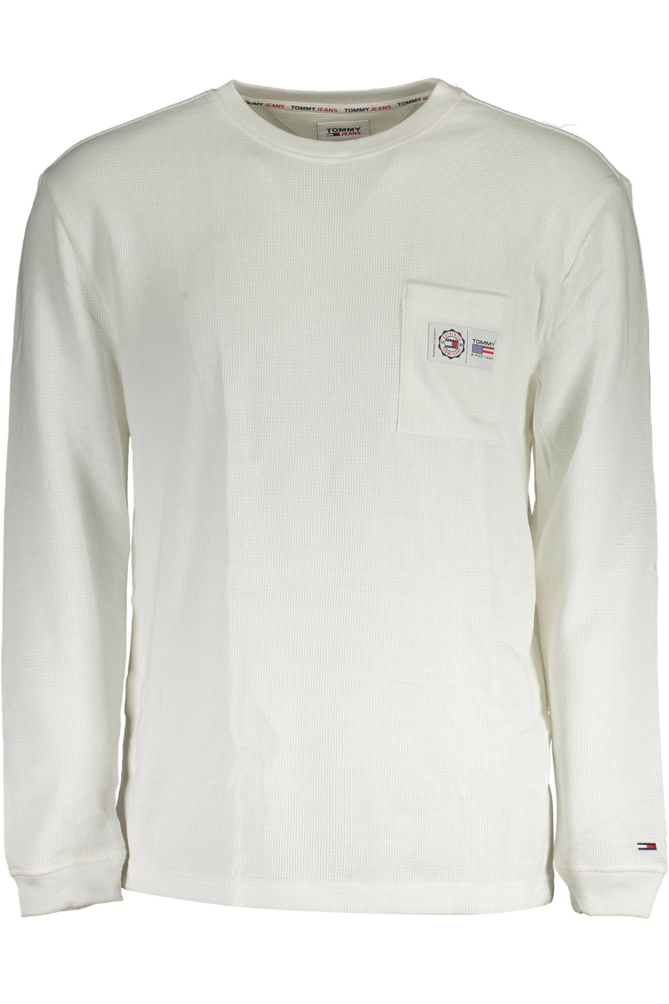 TOMMY HILFIGER MEN'S WHITE SWEATER
