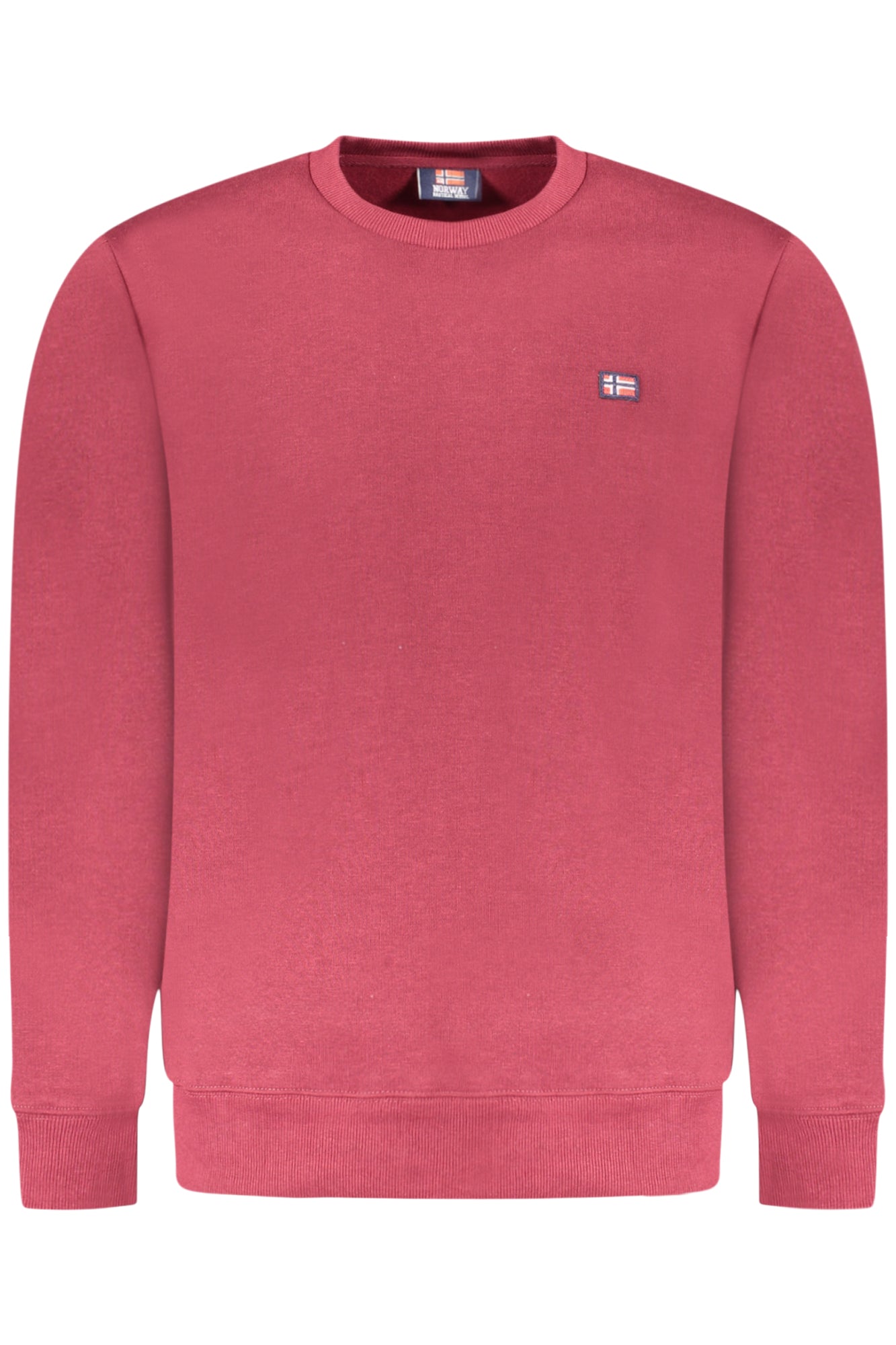 NORWAY 1963 MEN'S RED ZIP-UP SWEATSHIRT