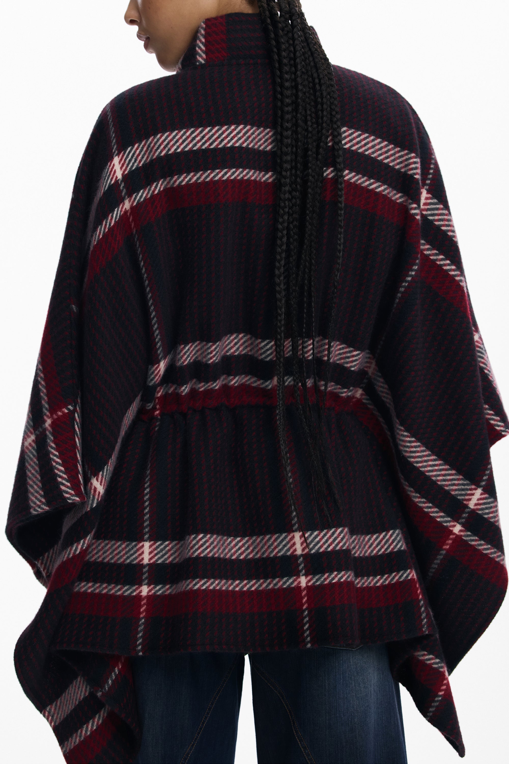 DESIGUAL PONCHO WOMEN'S BLACK
