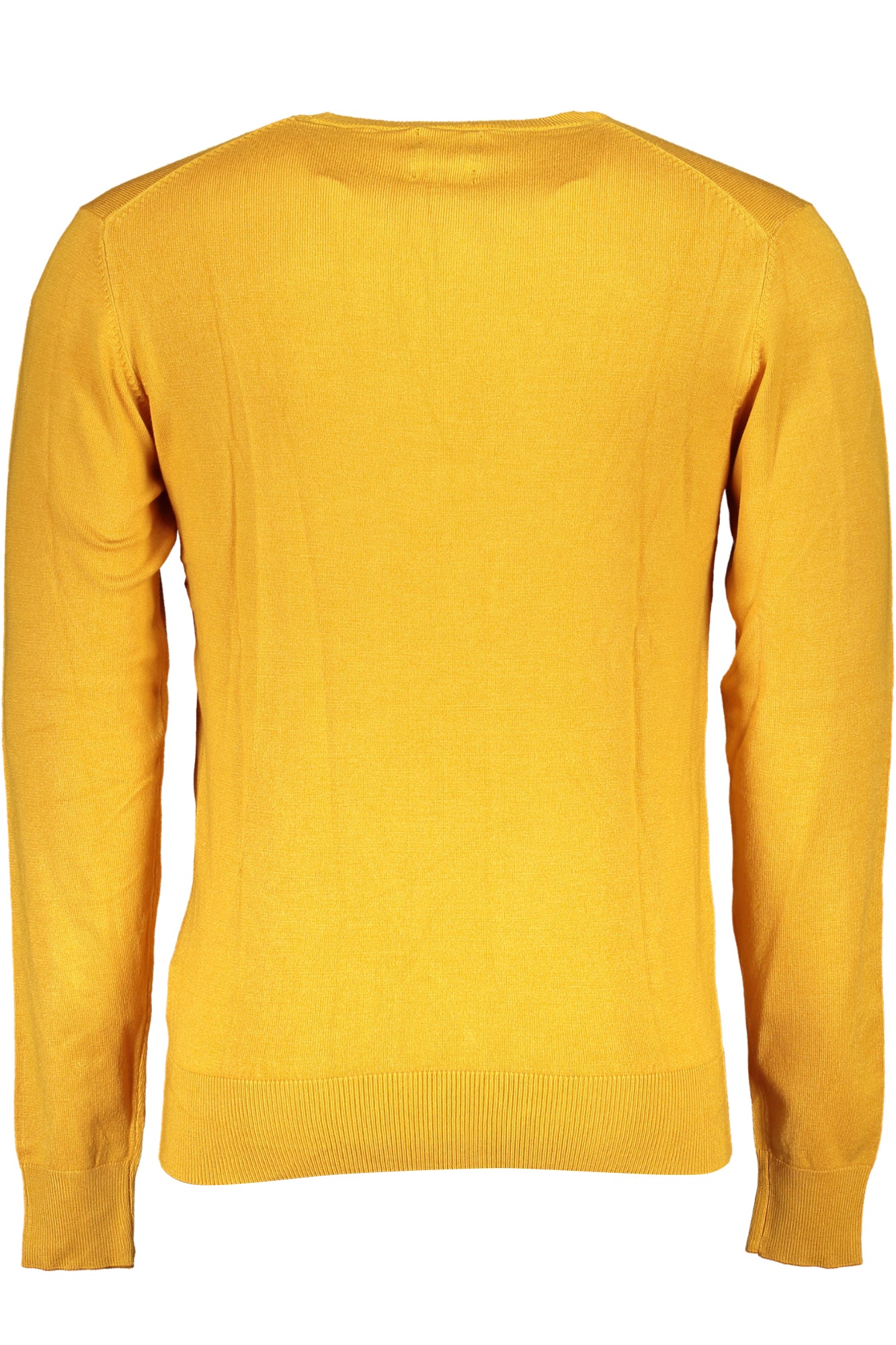 GIAN MARCO VENTURI MEN'S YELLOW SWEATER