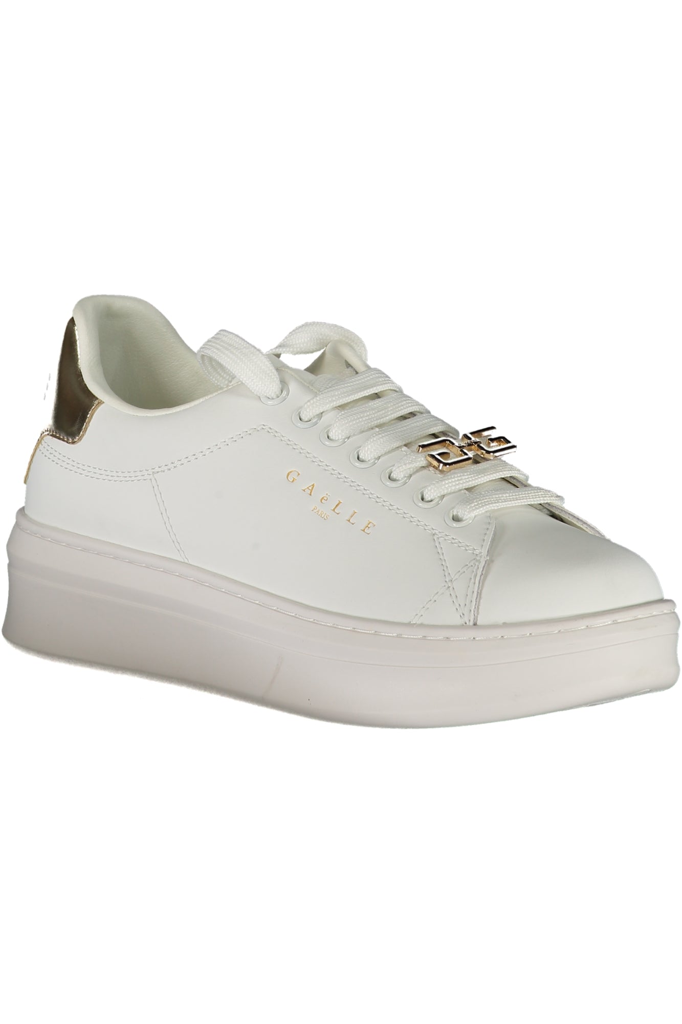 GAELLE PARIS WHITE WOMEN'S SPORTS SHOES