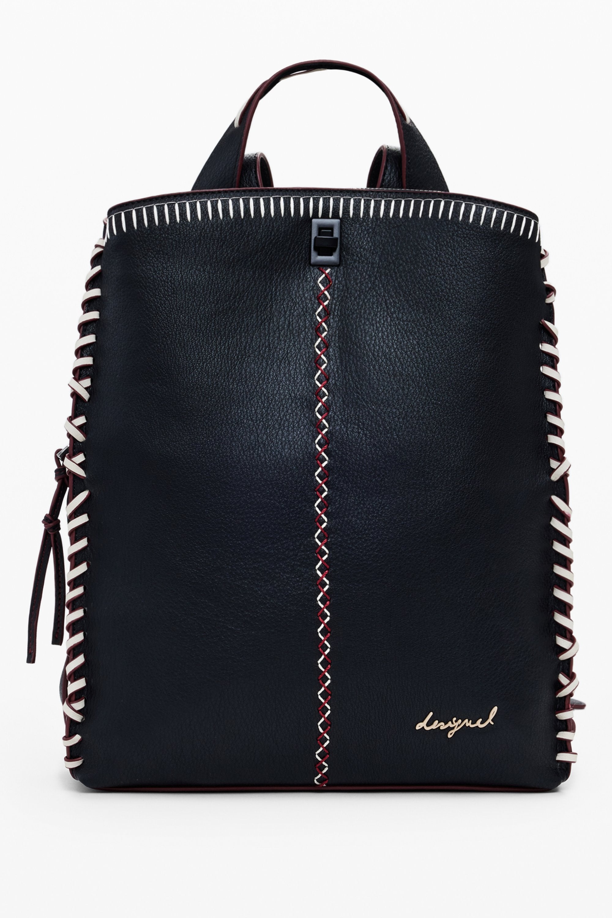 DESIGUAL WOMEN'S BLACK BACKPACK