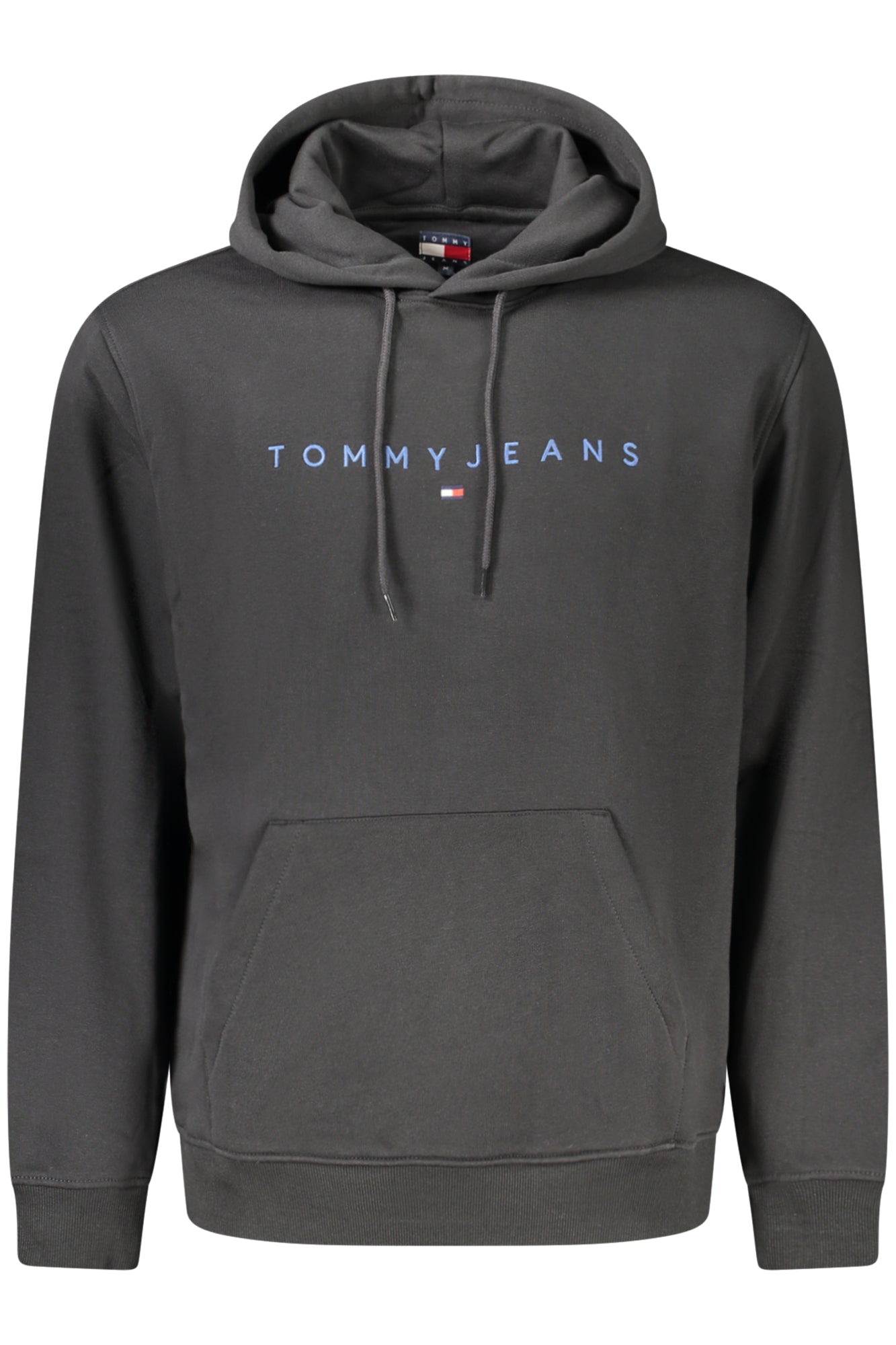 TOMMY HILFIGER MEN'S BLACK ZIP-UP SWEATSHIRT