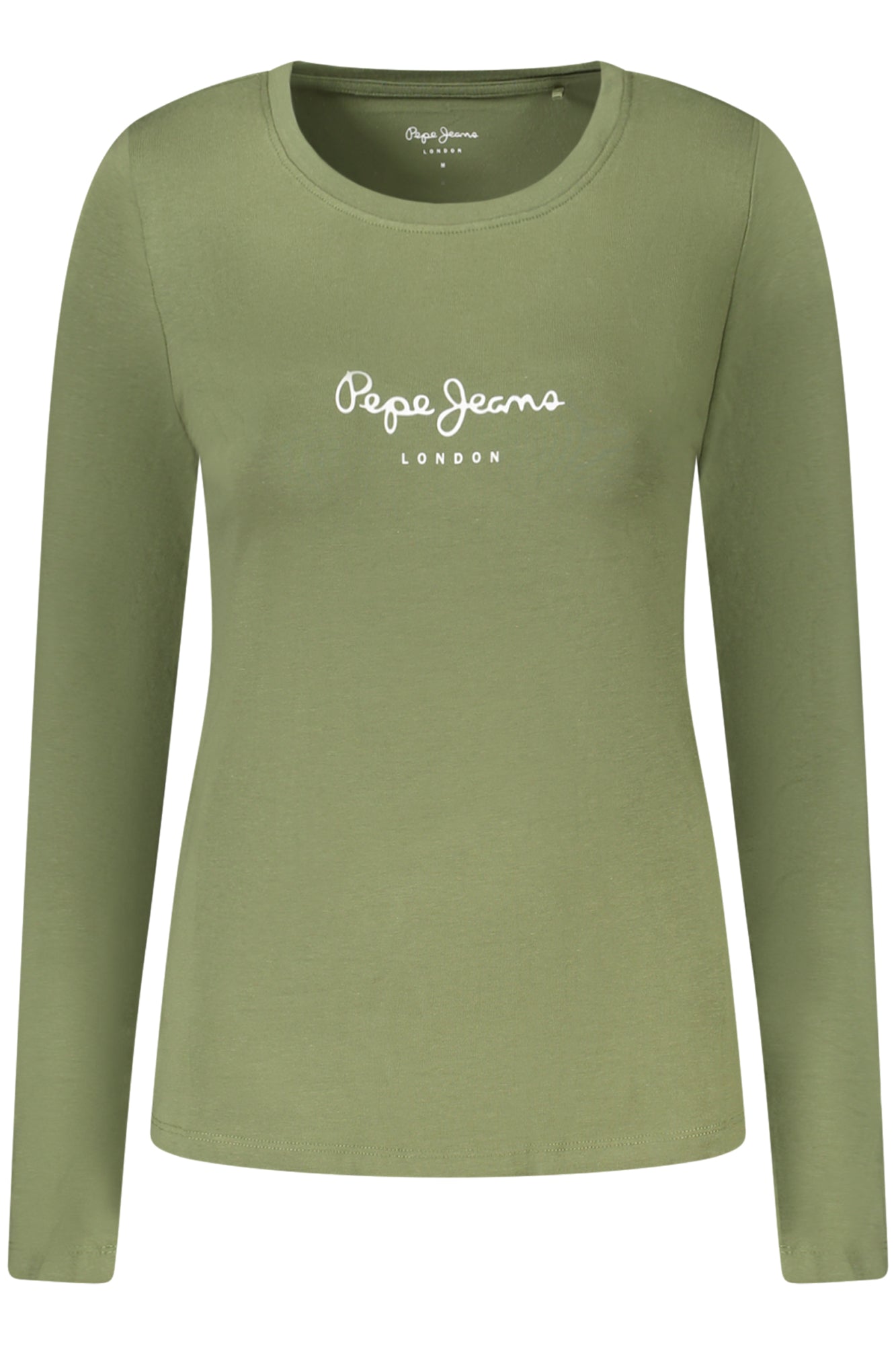 PEPE JEANS WOMEN'S LONG-SLEEVED T-SHIRT, GREEN