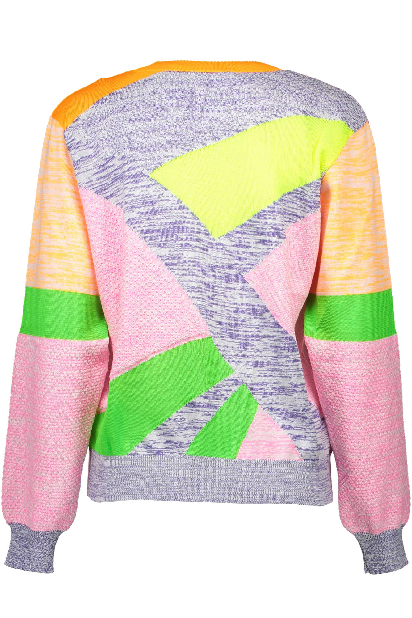 LOVE MOSCHINO MULTICOLORED WOMAN SWEATER