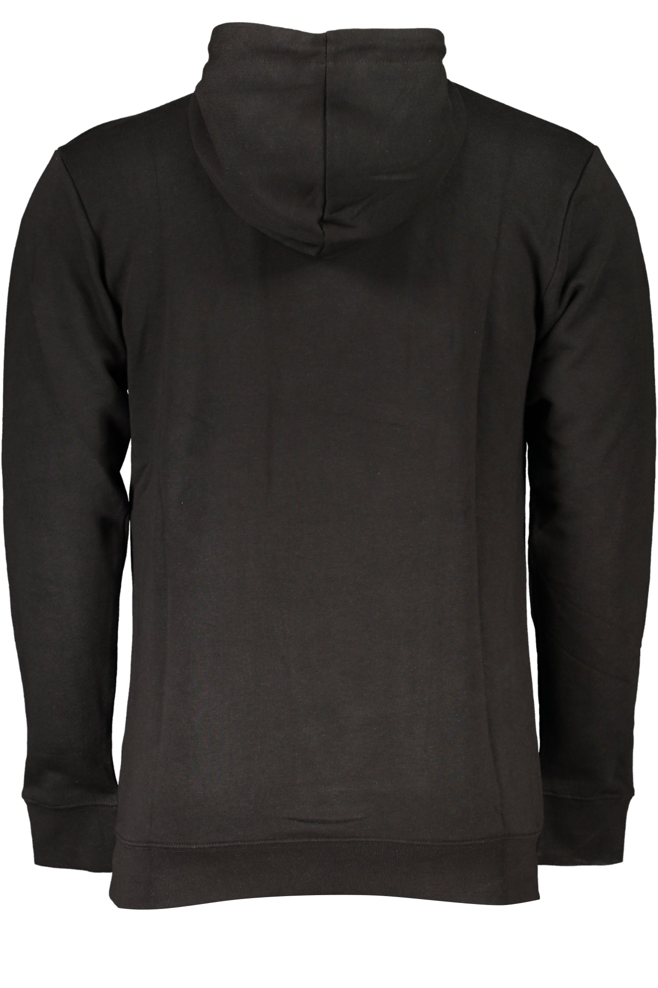 CAVALLI CLASS MEN'S BLACK ZIP-OUT SWEATSHIRT