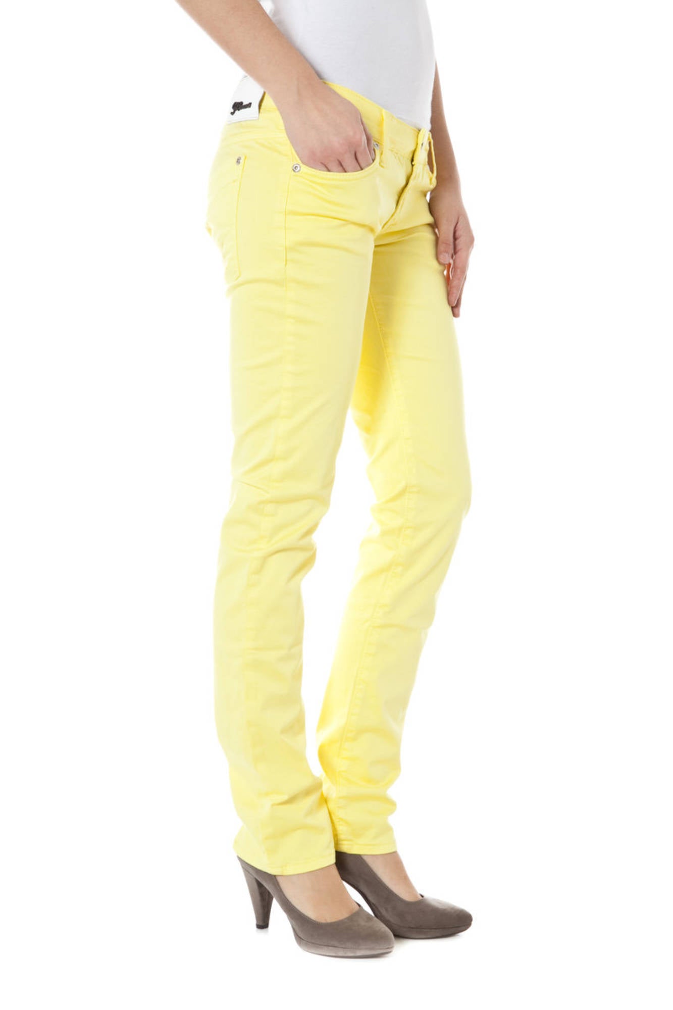 ZUELEMENTS YELLOW WOMAN TROUSERS