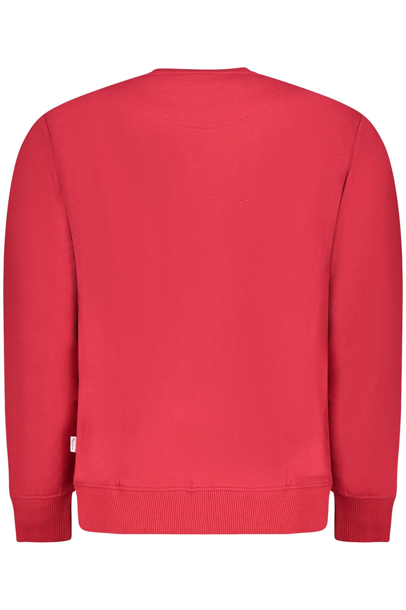 PEPE JEANS MEN'S RED ZIP-UP SWEATSHIRT