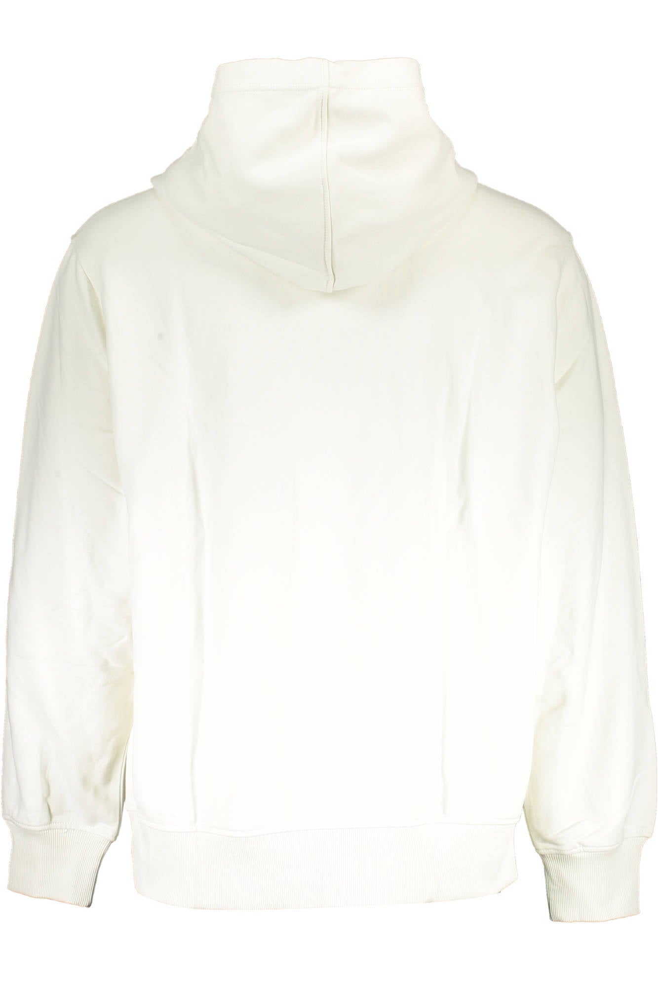 CALVIN KLEIN WHITE MEN'S SWEATSHIRT WITHOUT ZIP