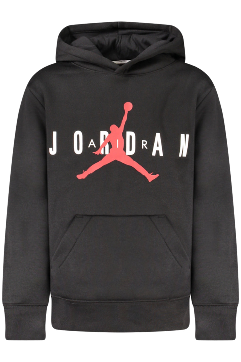 JORDAN MEN'S BLACK ZIP-UP SWEATSHIRT
