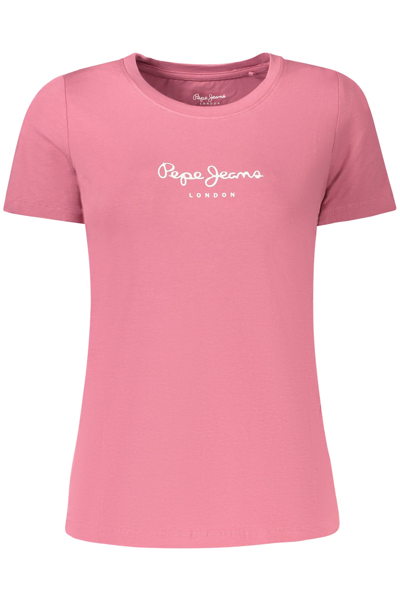 PEPE JEANS WOMEN'S PINK LONG-SLEEVE T-SHIRT