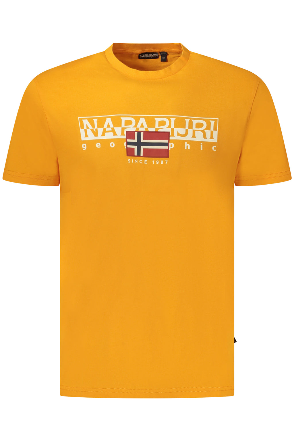 NAPAPIJRI MEN'S SHORT SLEEVE T-SHIRT ORANGE