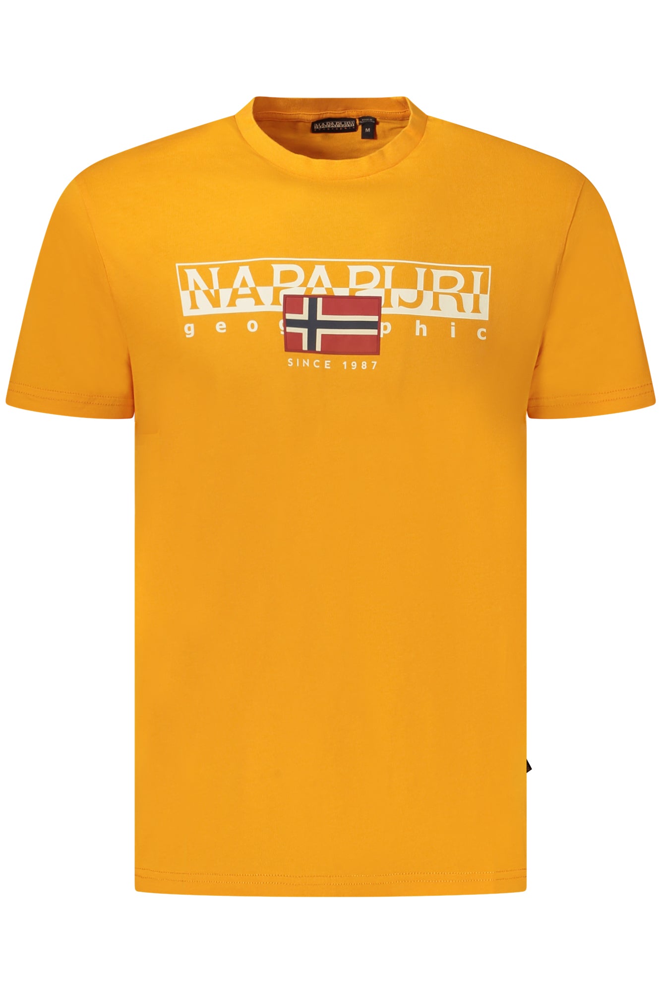 NAPAPIJRI MEN'S SHORT SLEEVE T-SHIRT ORANGE