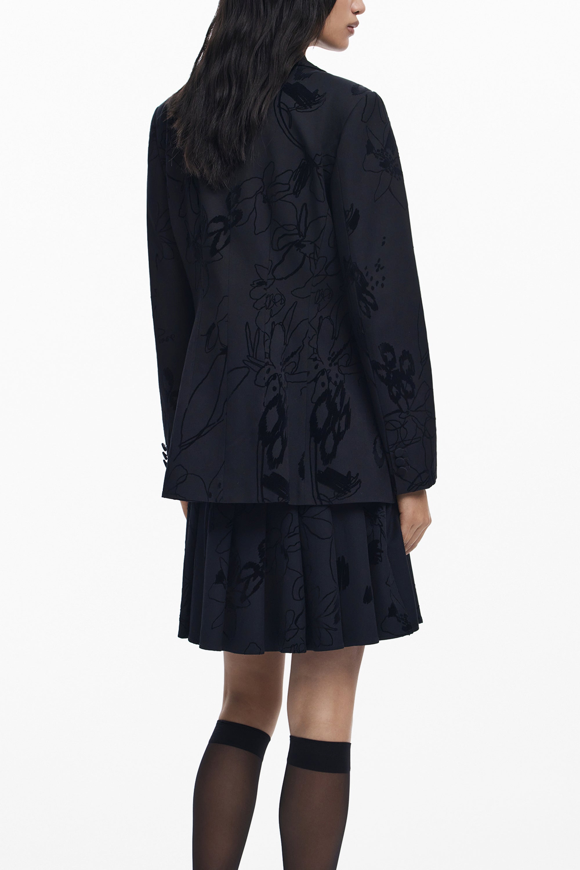 DESIGUAL CLASSIC WOMEN'S BLACK JACKET