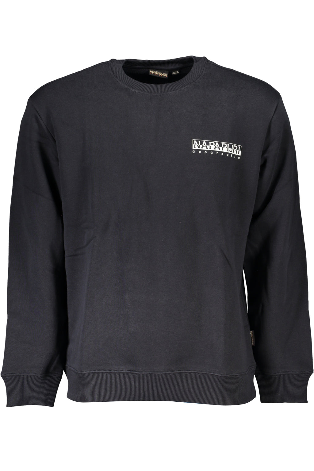 NAPAPIJRI MEN'S BLACK ZIPLESS SWEATSHIRT