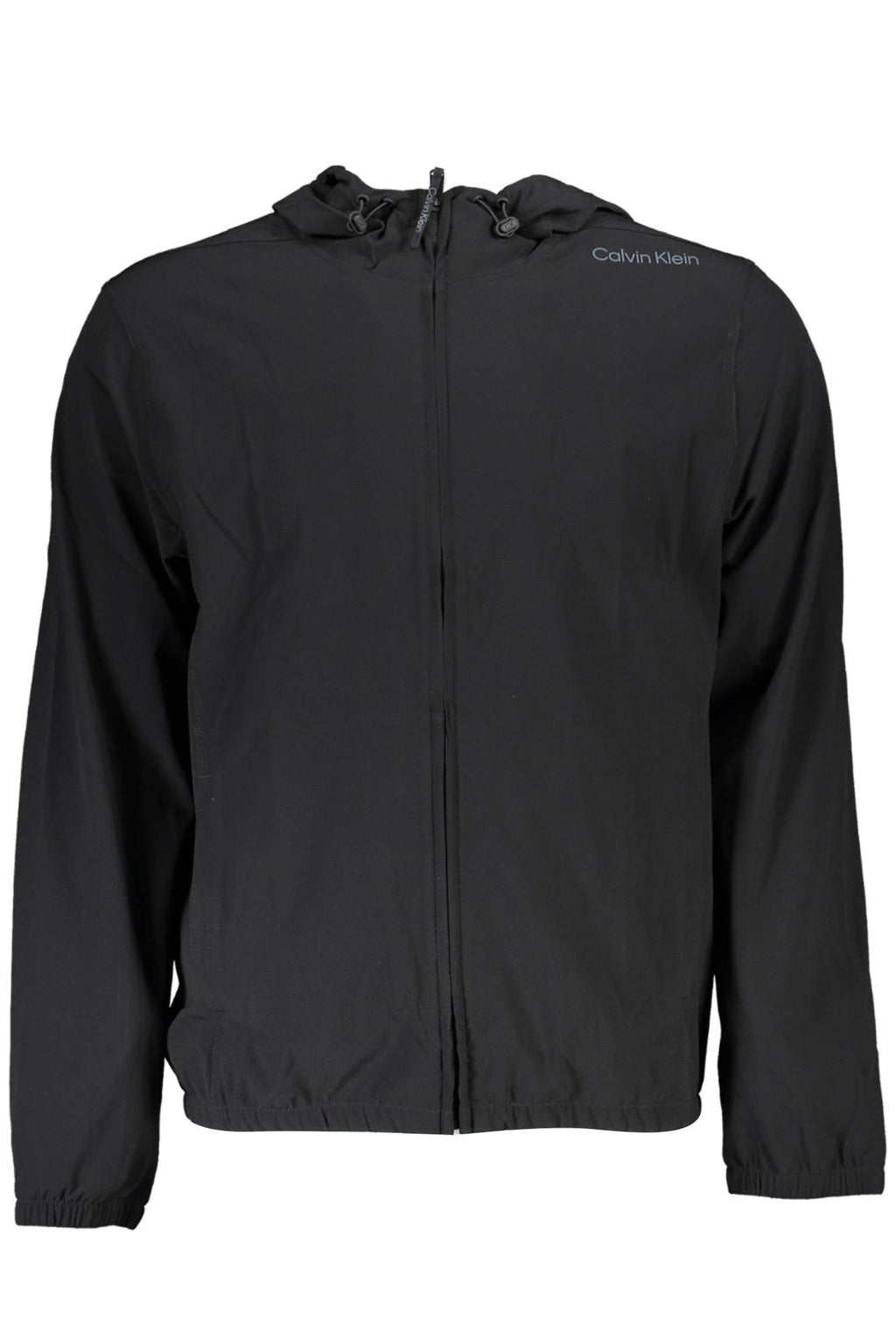 CALVIN KLEIN MEN'S BLACK ZIPPED SWEATSHIRT