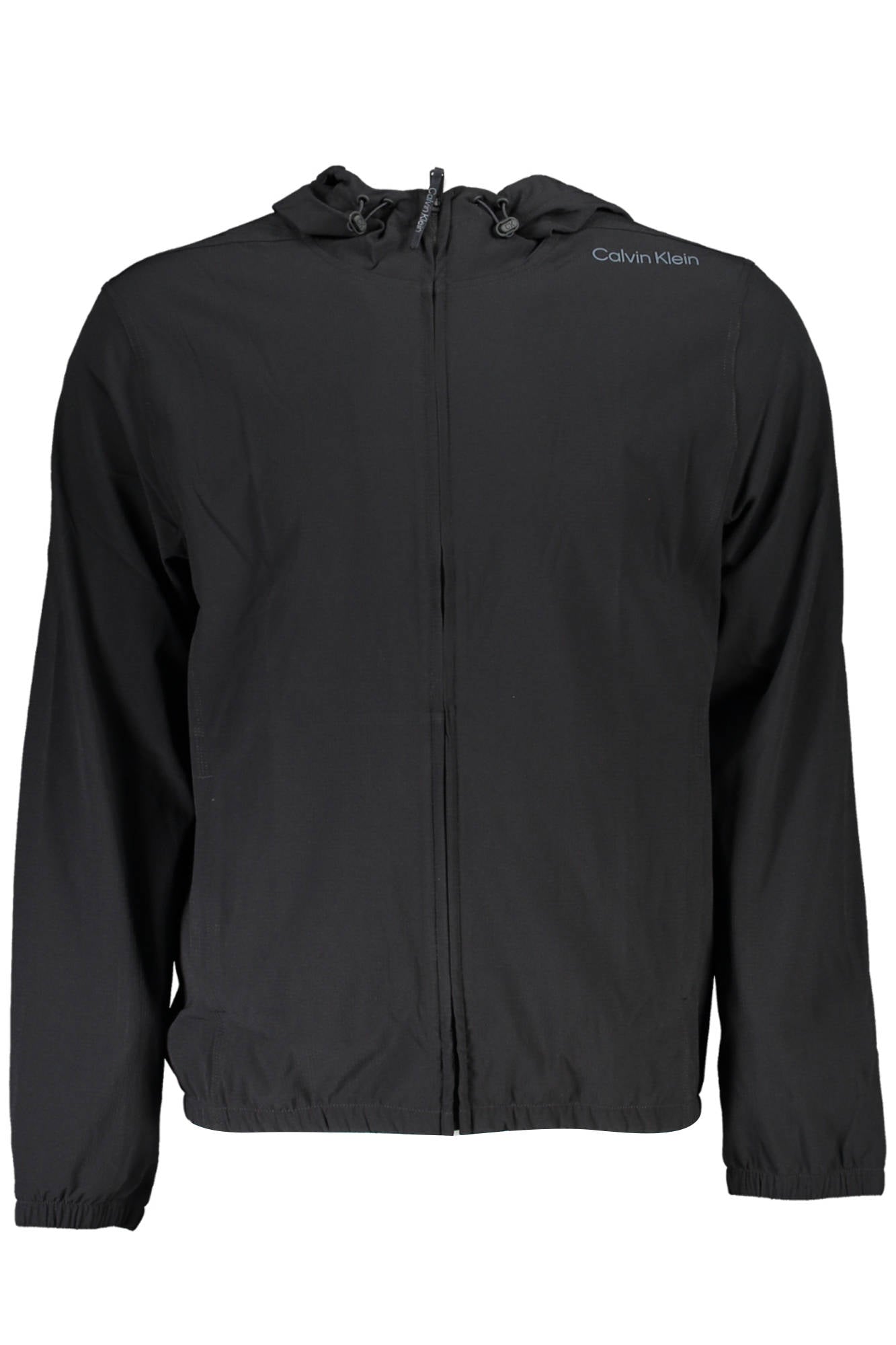 CALVIN KLEIN MEN'S BLACK ZIPPED SWEATSHIRT