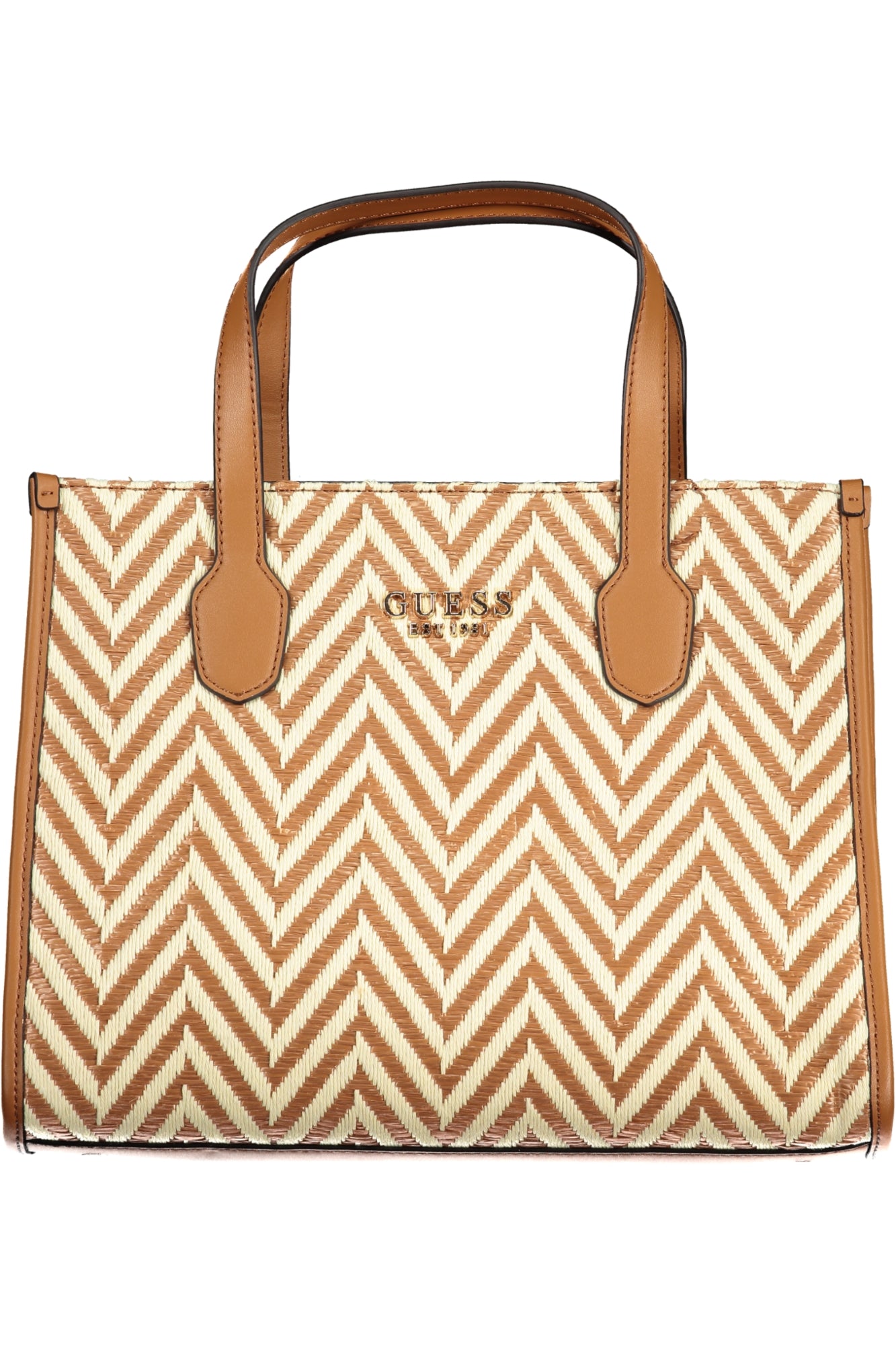 GUESS JEANS BROWN WOMEN'S BAG