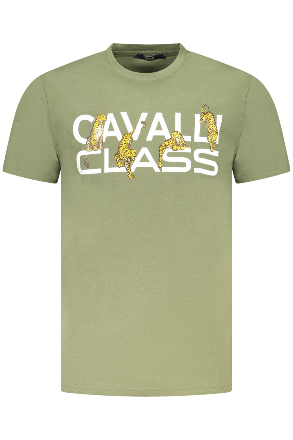 CAVALLI CLASS SHORT SLEEVE T-SHIRT MEN GREEN