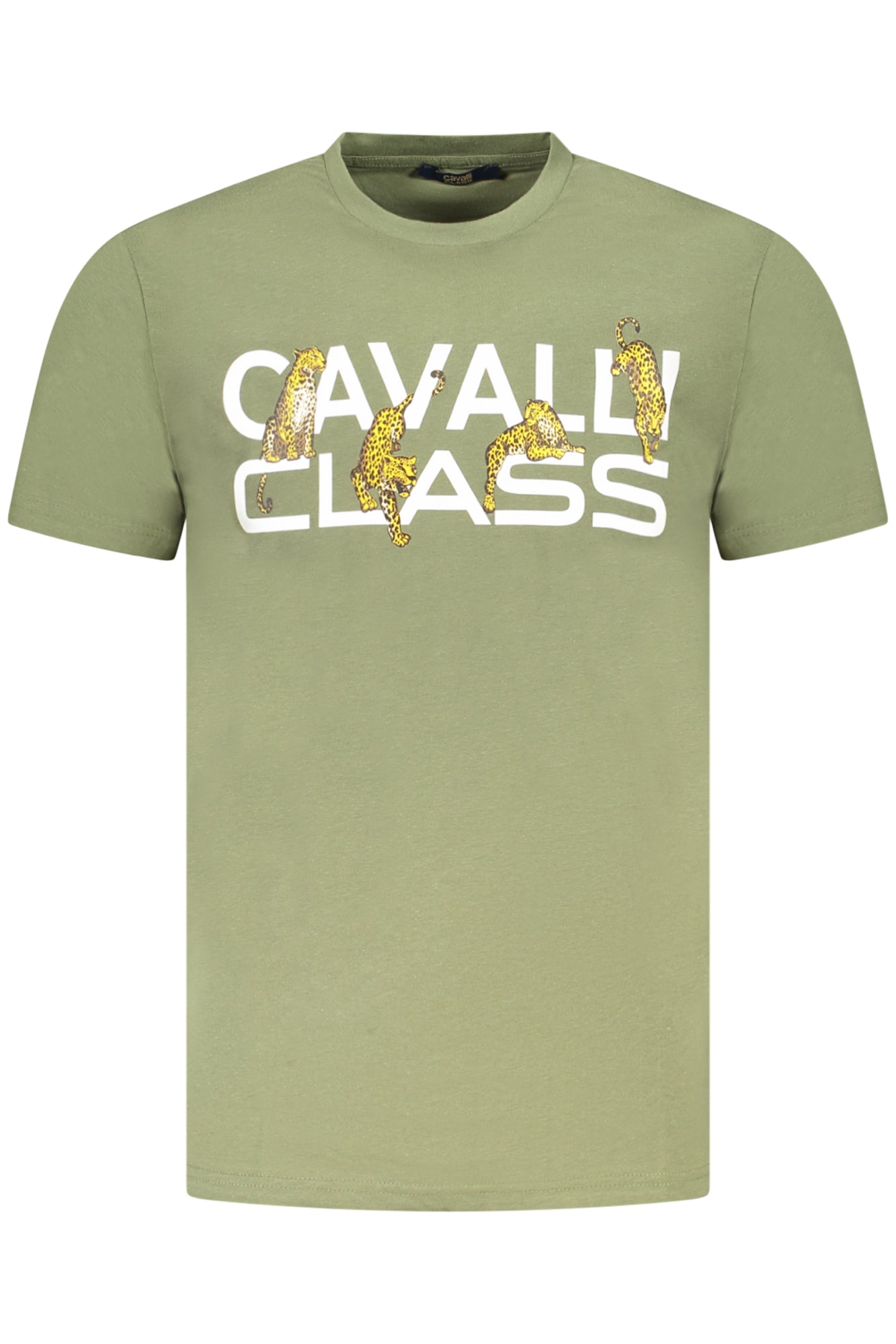CAVALLI CLASS SHORT SLEEVE T-SHIRT MEN GREEN