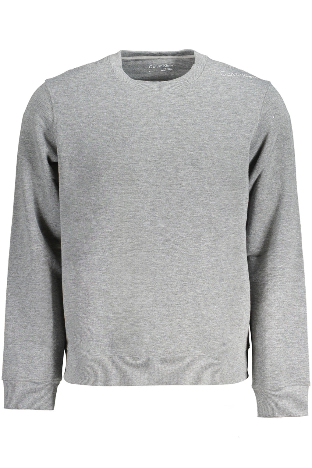 CALVIN KLEIN MEN'S ZIP-UP SWEATSHIRT GREY