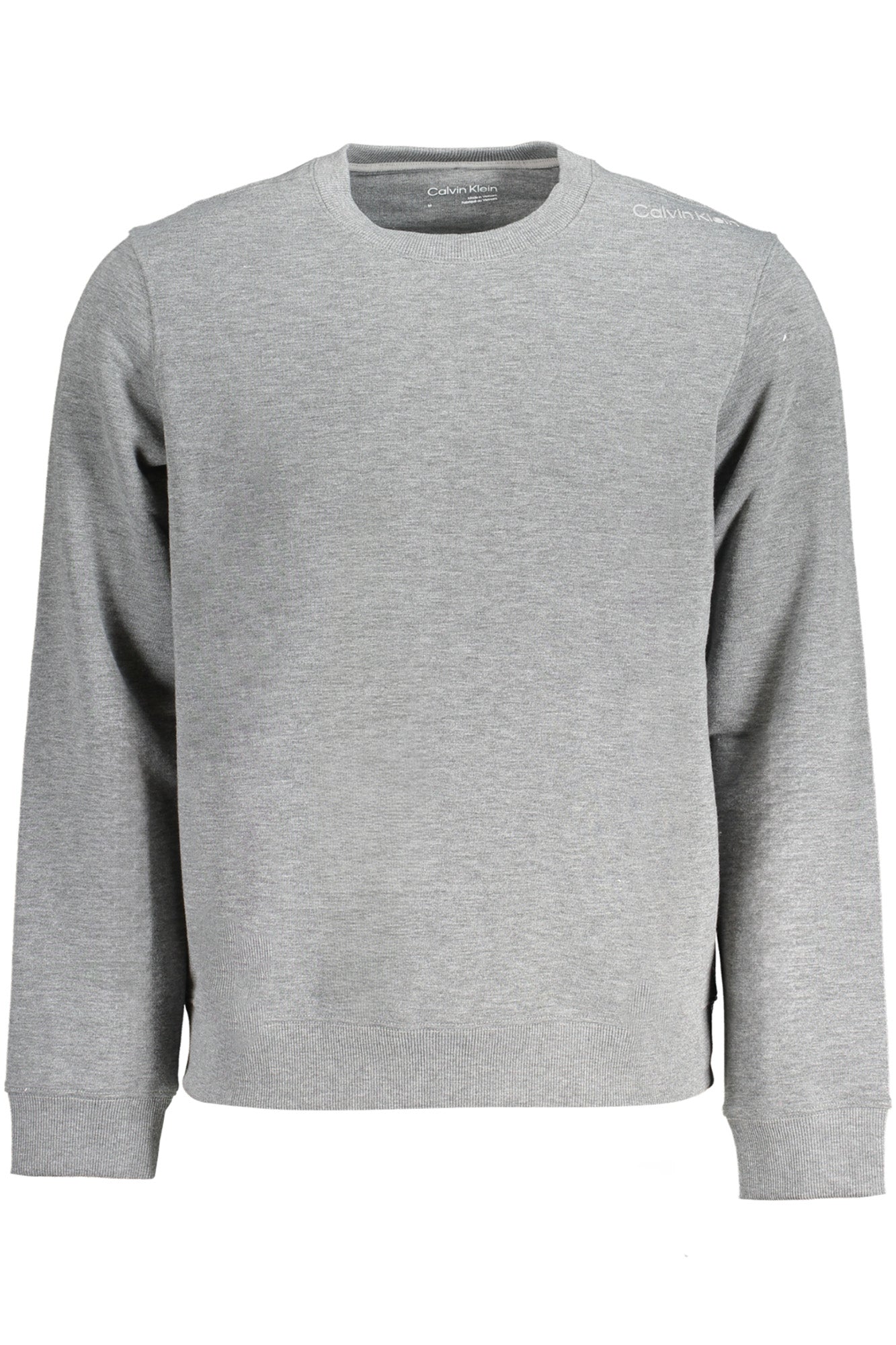 CALVIN KLEIN MEN'S ZIP-UP SWEATSHIRT GREY