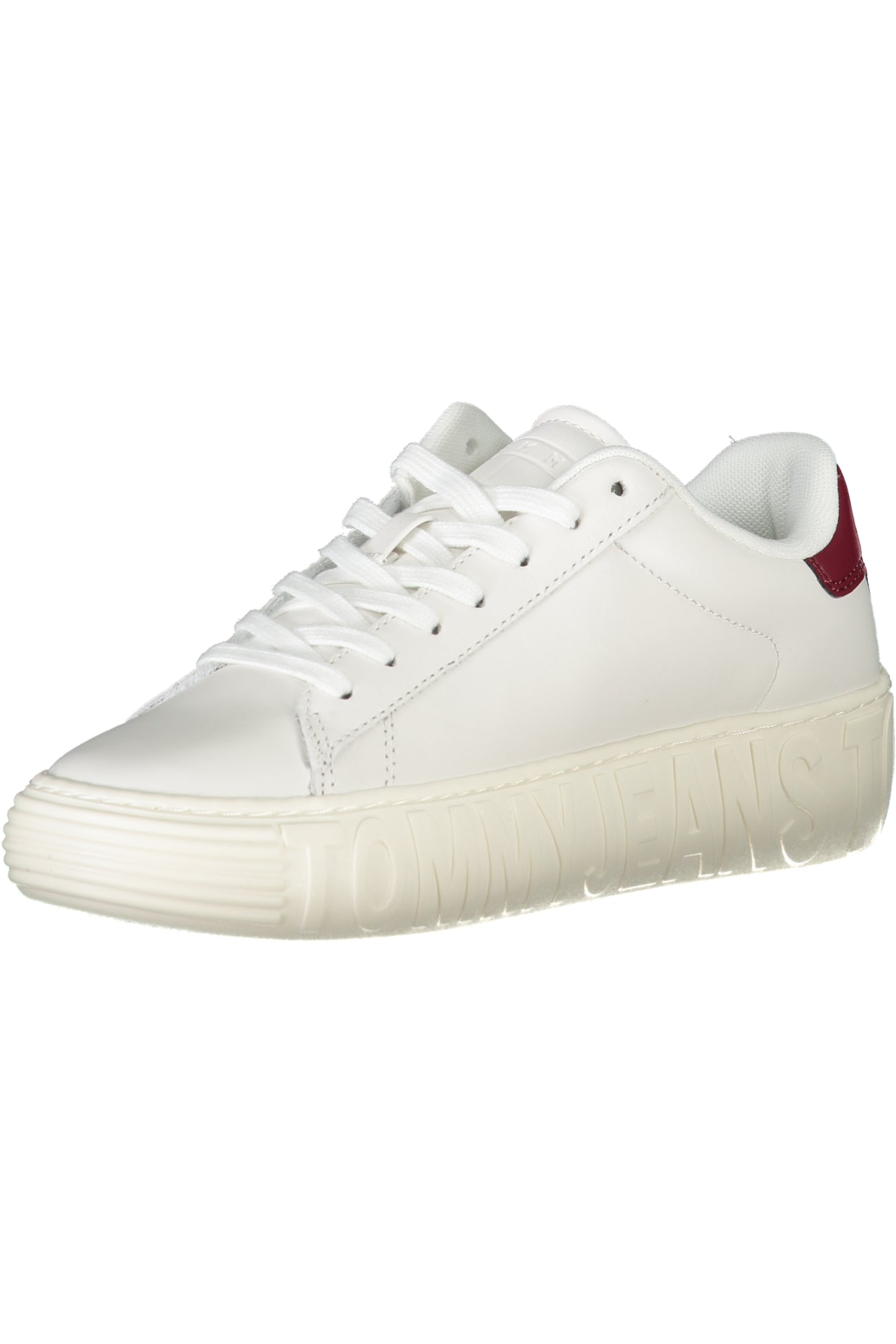 TOMMY HILFIGER WHITE WOMEN'S SPORTS SHOES