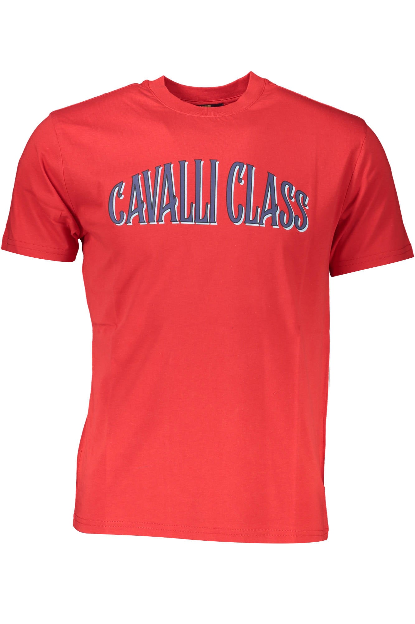 CAVALLI CLASS MEN'S SHORT SLEEVE T-SHIRT RED