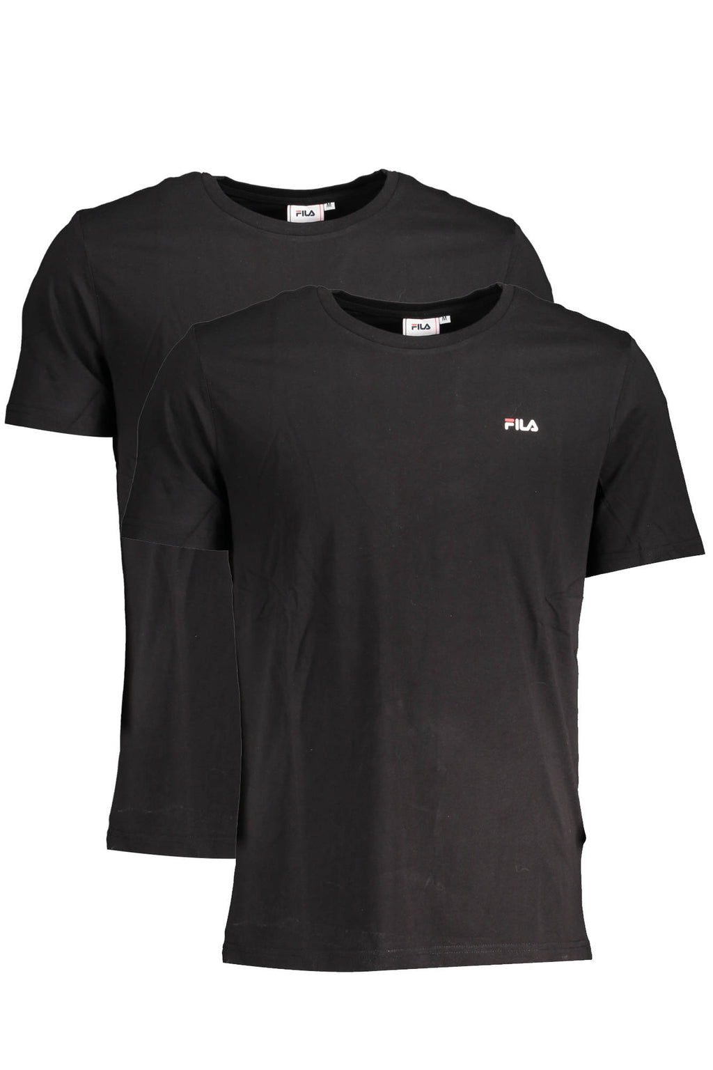 FILA BLACK MAN SHORT SLEEVE T-SHIRT