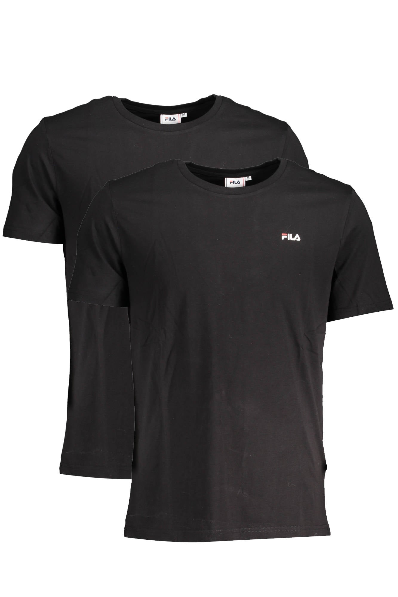 FILA BLACK MAN SHORT SLEEVE T-SHIRT