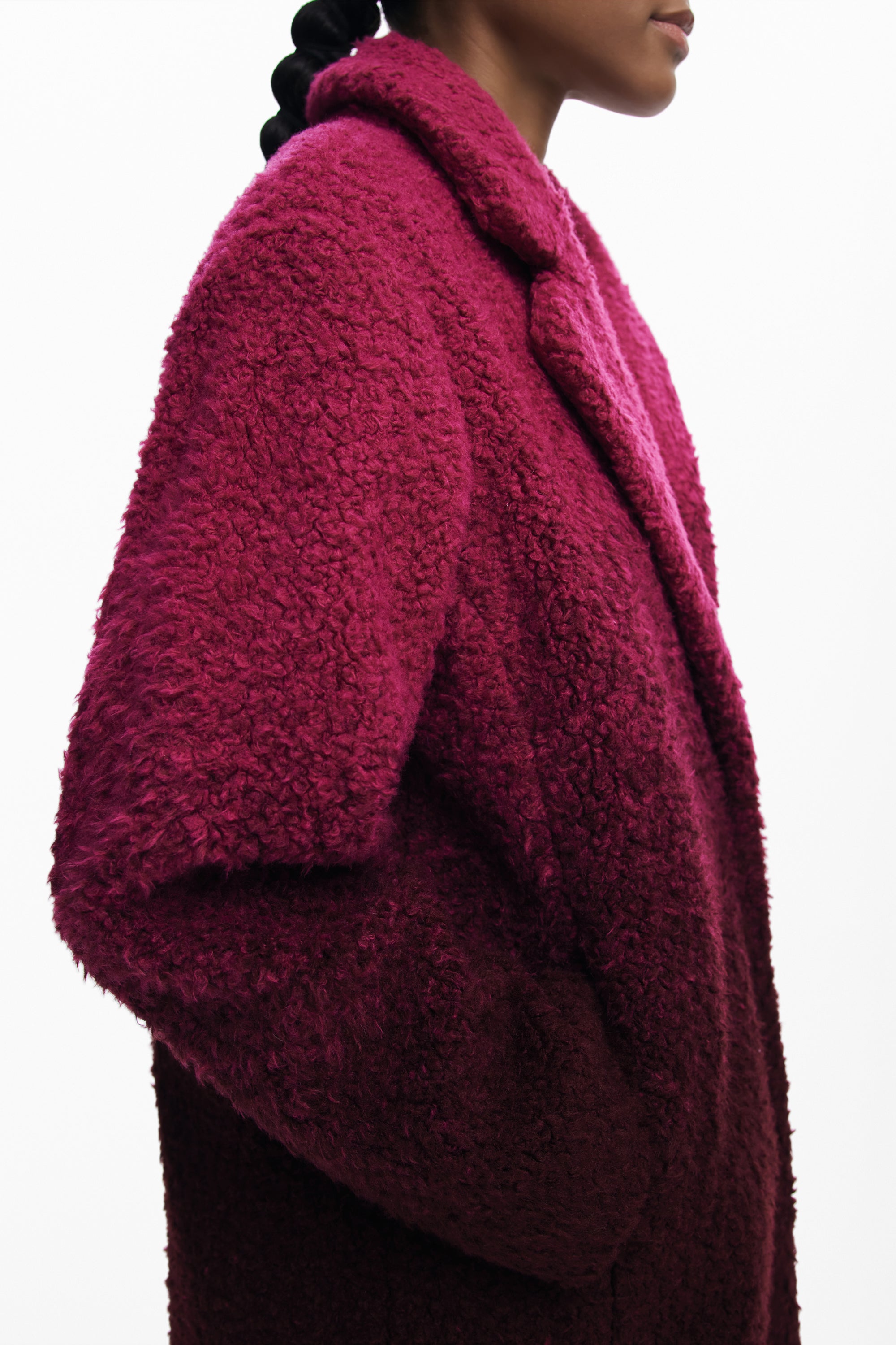 DESIGUAL WOMEN'S PINK COAT