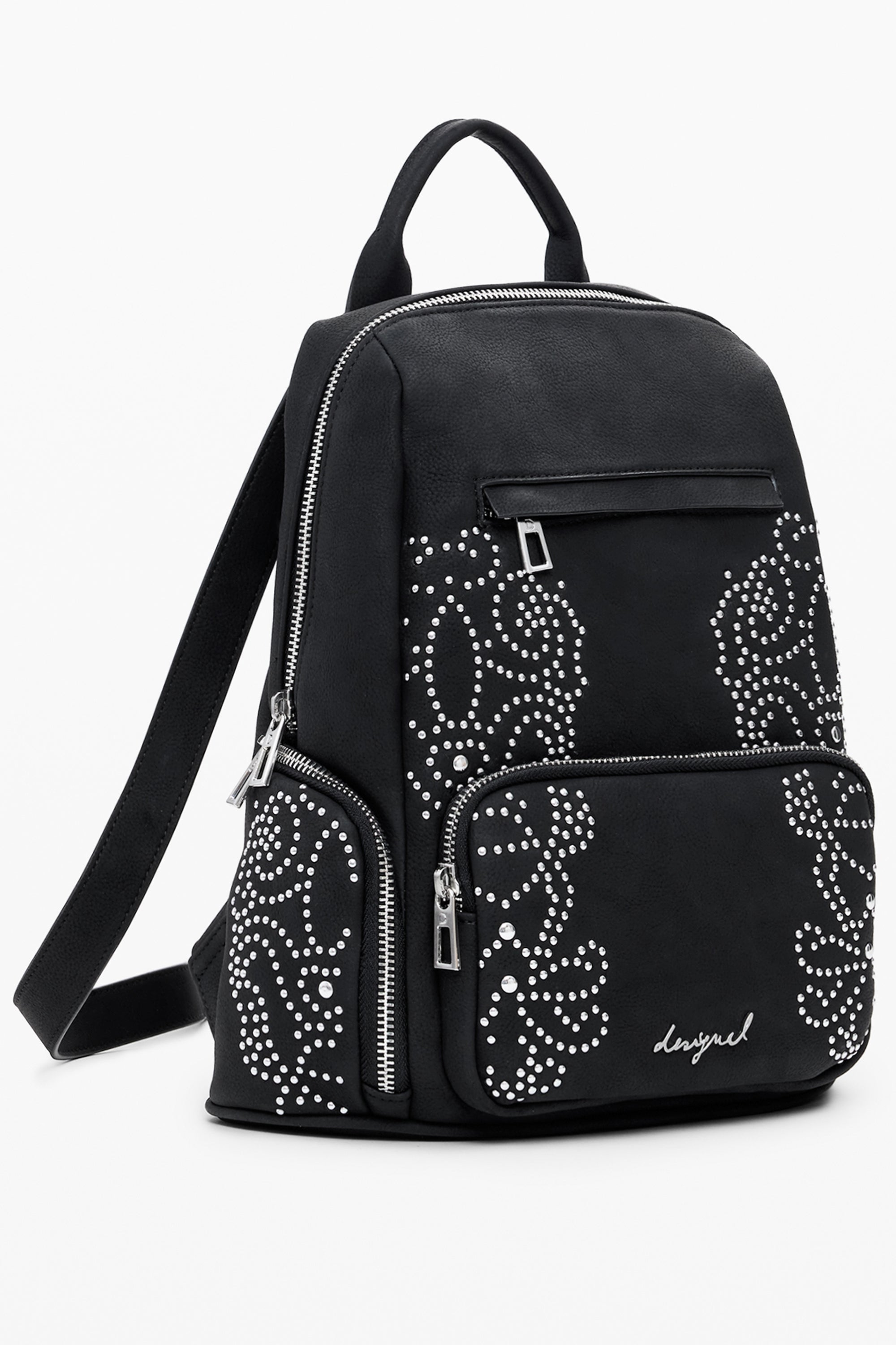 DESIGUAL WOMEN'S BLACK BACKPACK