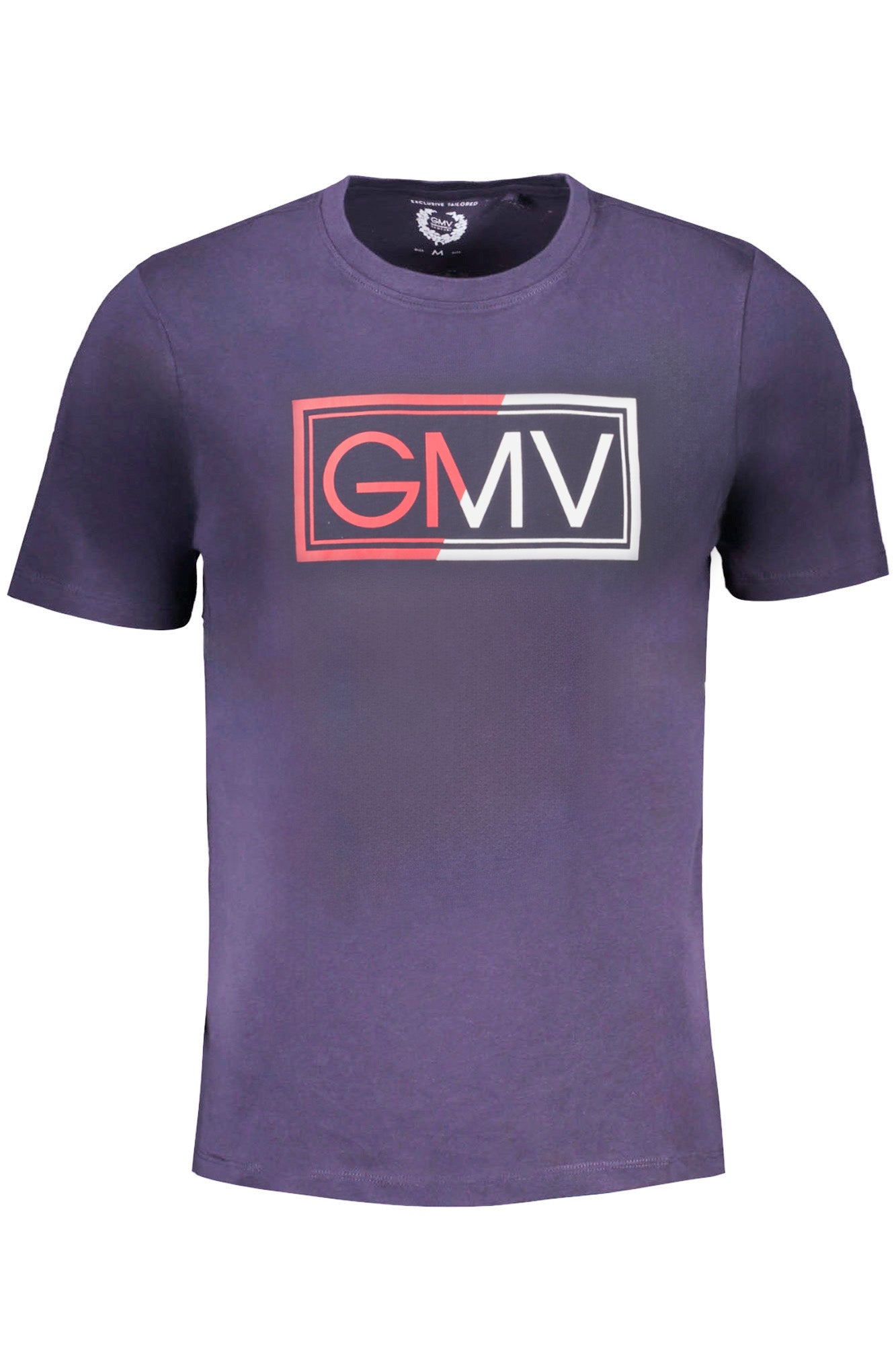 GIAN MARCO VENTURI MEN'S SHORT SLEEVED T-SHIRT BLUE