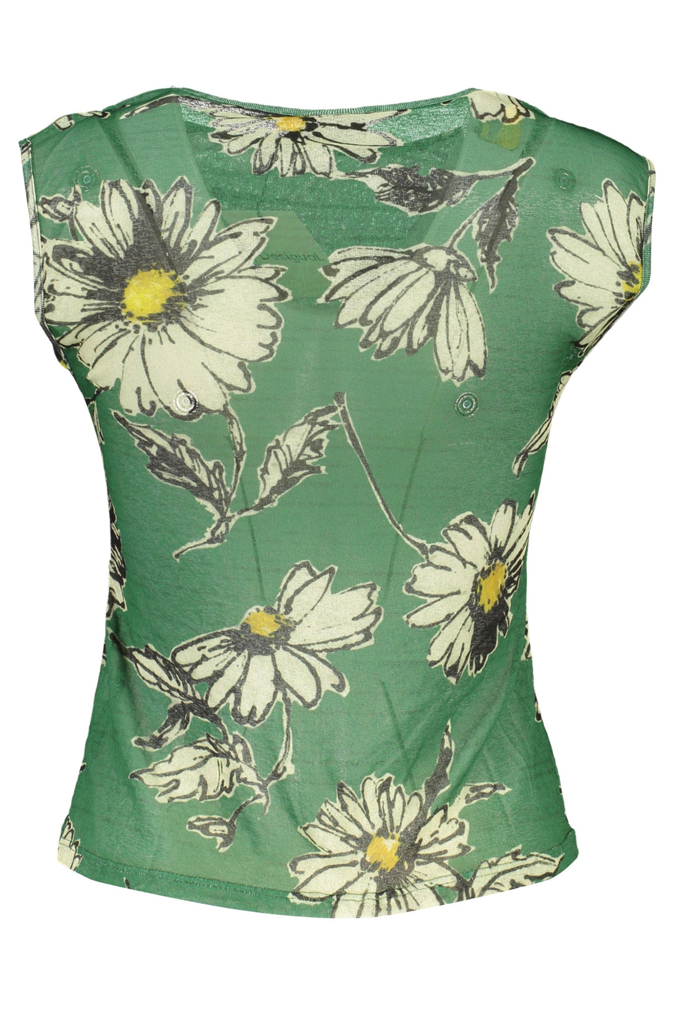 DESIGUAL GREEN WOMEN'S TANK TOP