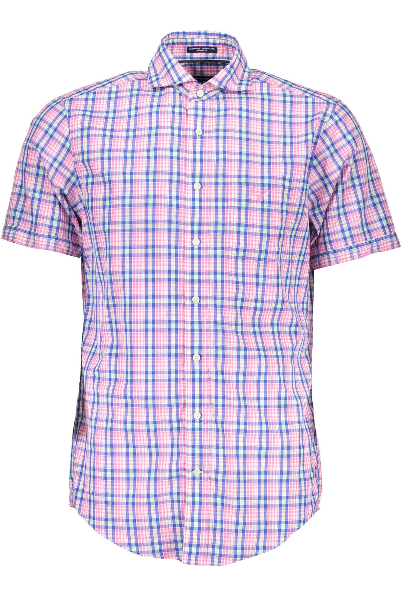 GANT MEN'S SHORT SLEEVE SHIRT PINK